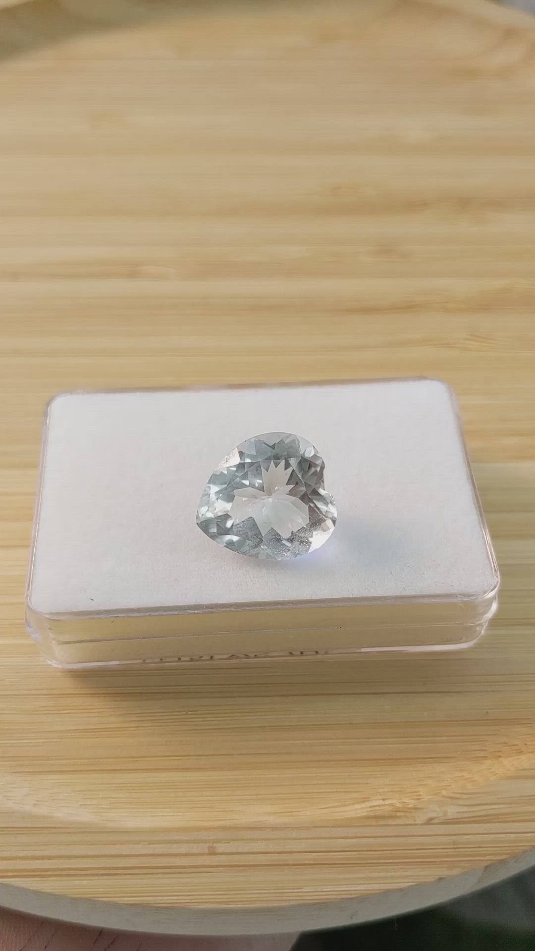 9.42 Ct. White Quartz from Brazil Size Video