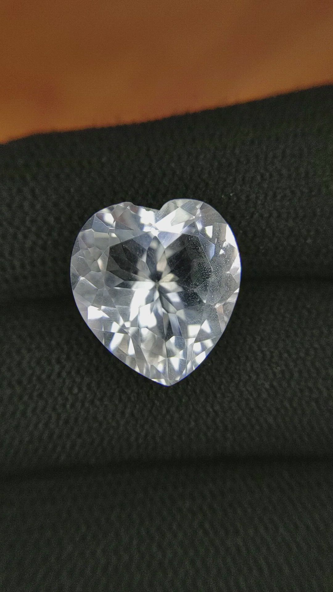 9.42 Ct. White Quartz from Brazil Size Video