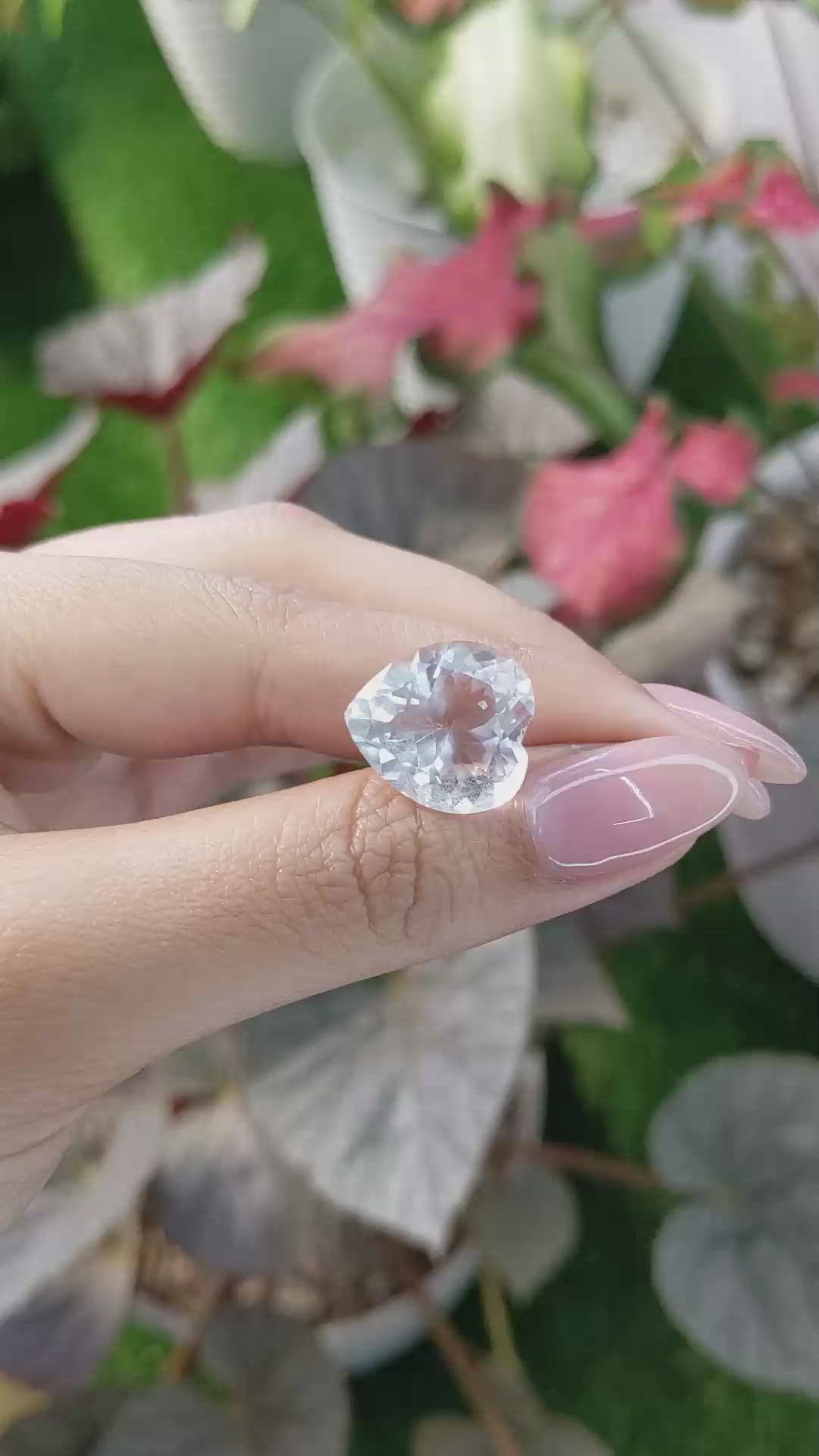 9.42 Ct. White Quartz from Brazil Size Video