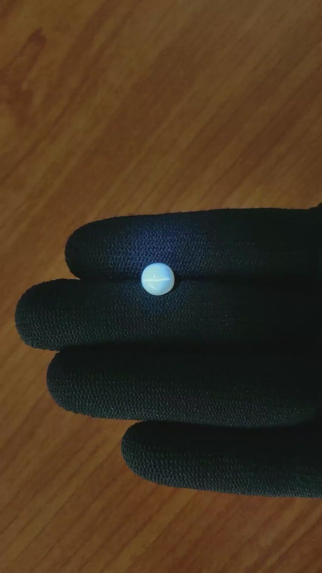 1.68 Ct. White Cabochon Moonstone from Ceylon (Sri Lanka) Size Video