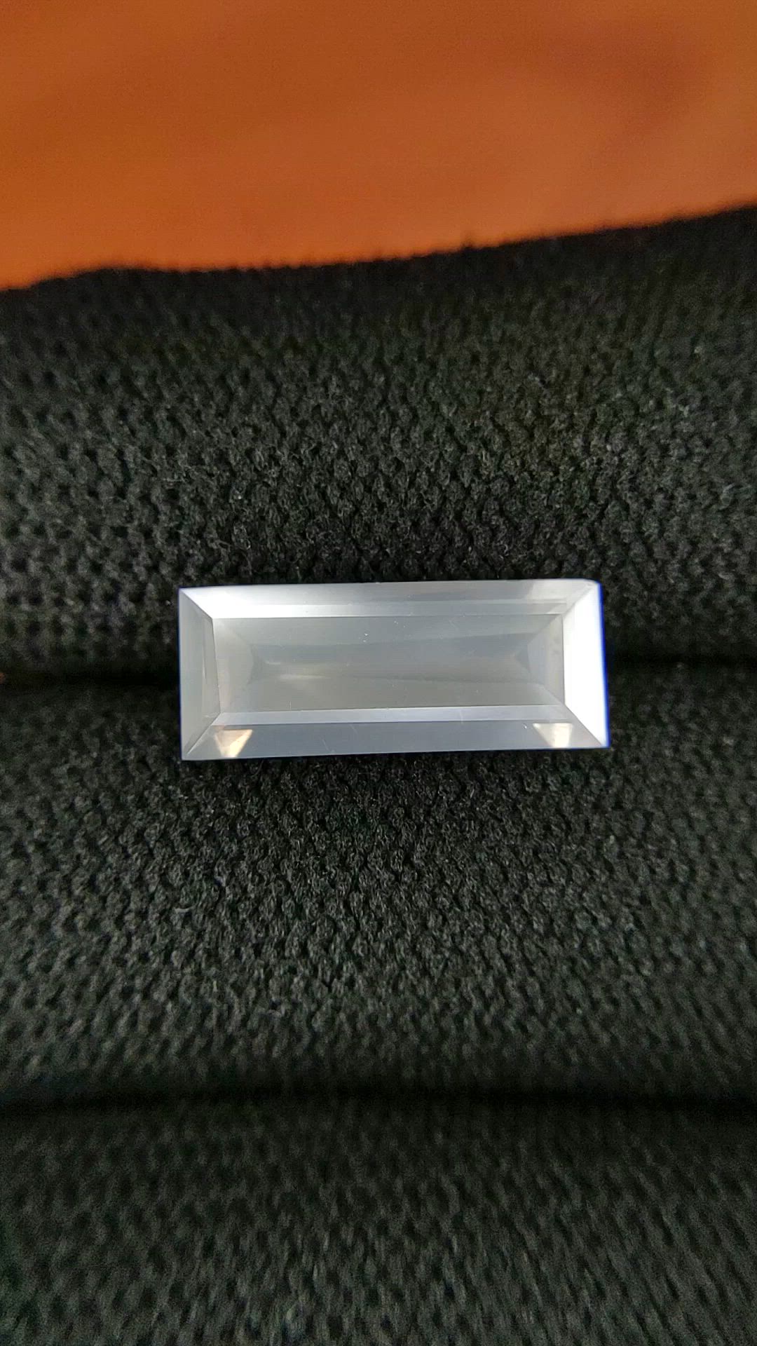 3.01 Ct. White Moonstone from Ceylon (Sri Lanka) Size Video