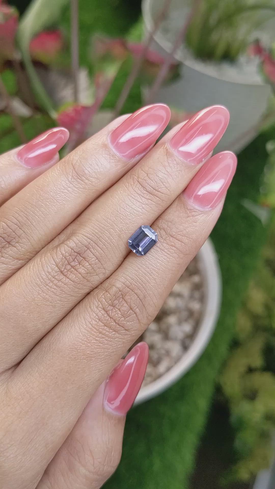 1.08 Ct. Purple Spinel from Ceylon (Sri Lanka) Size Video