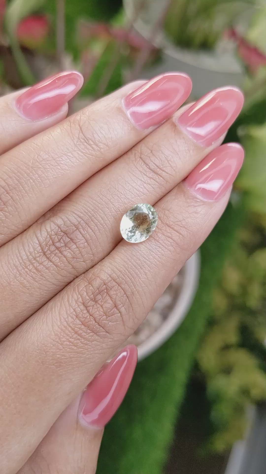 1.92 Ct. Green Beryl from Ceylon (Sri Lanka) Size Video