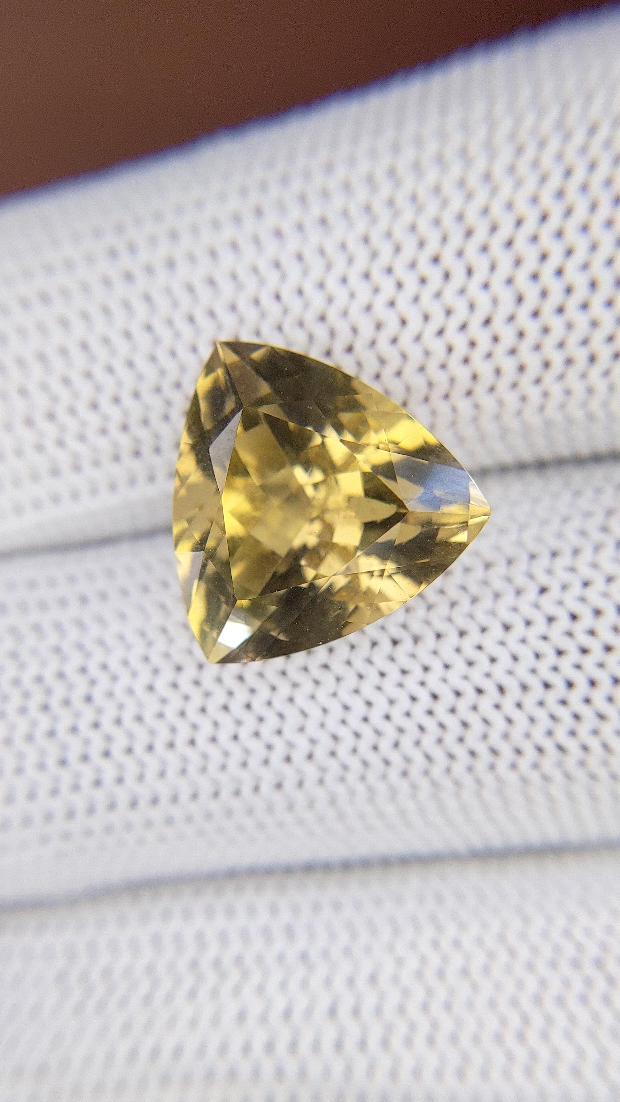 7.55 Ct. Yellow Citrine Size Video
