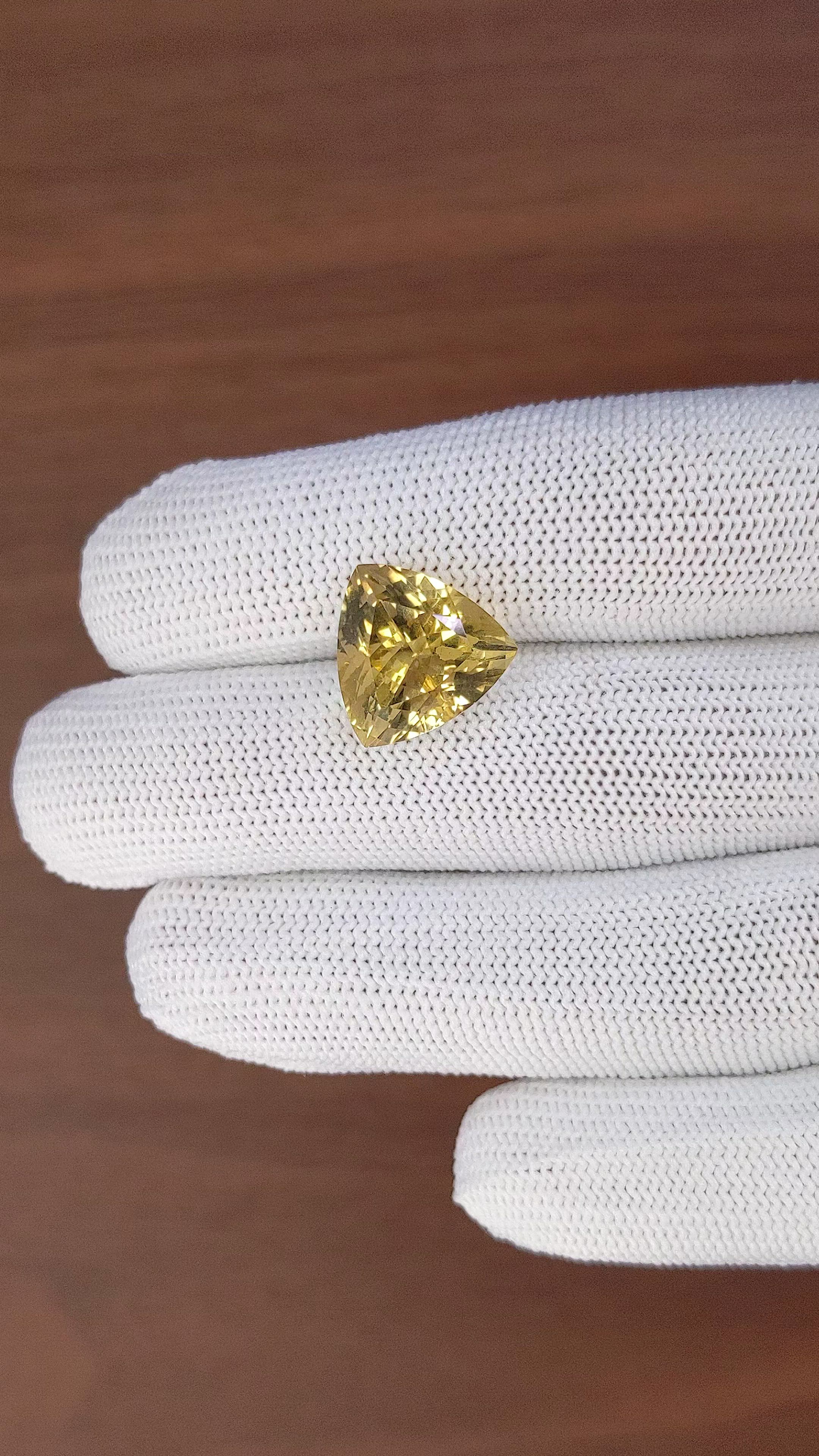 7.55 Ct. Yellow Citrine Size Video