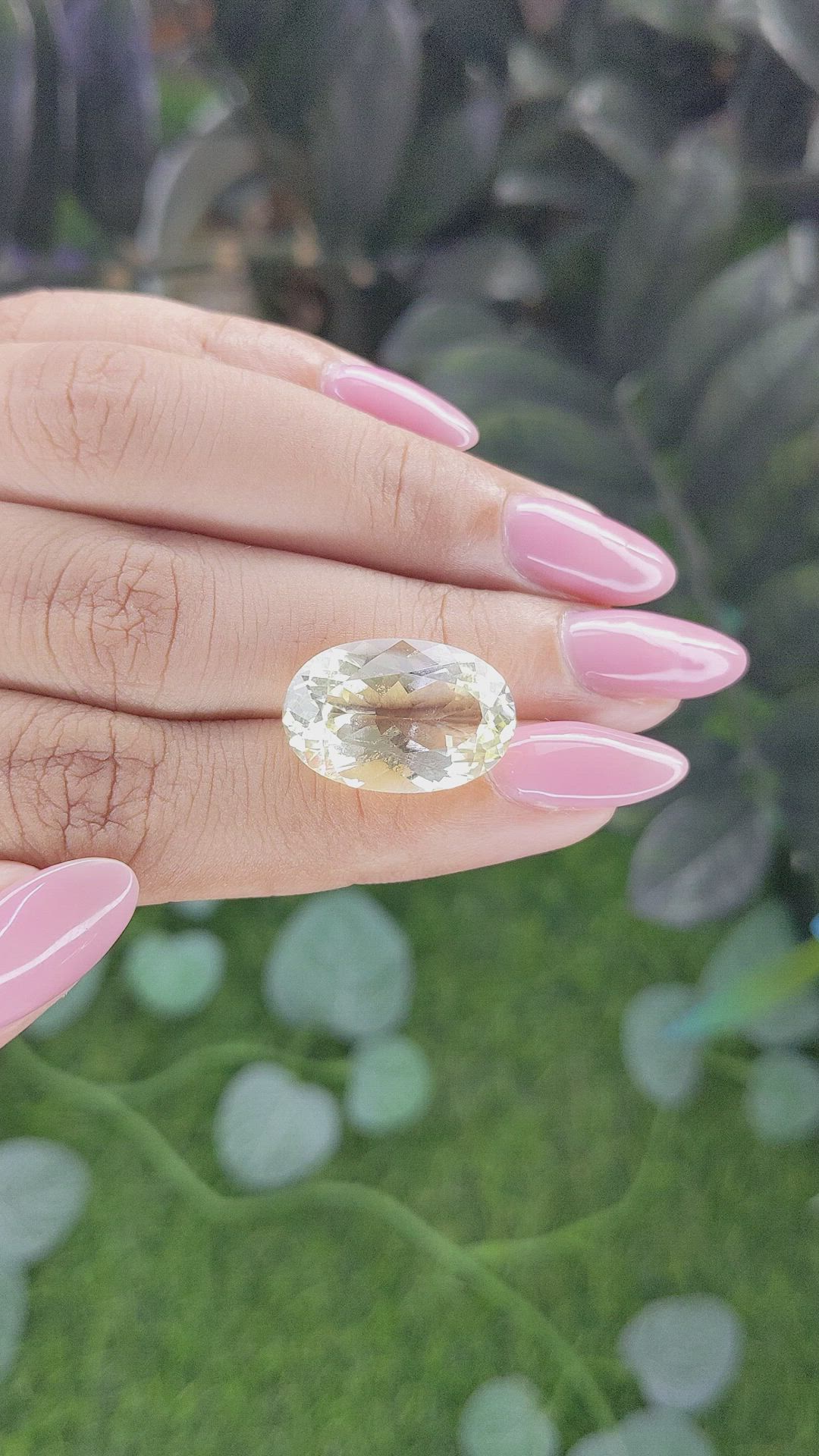 11.07 Ct. Yellow Citrine Size Video