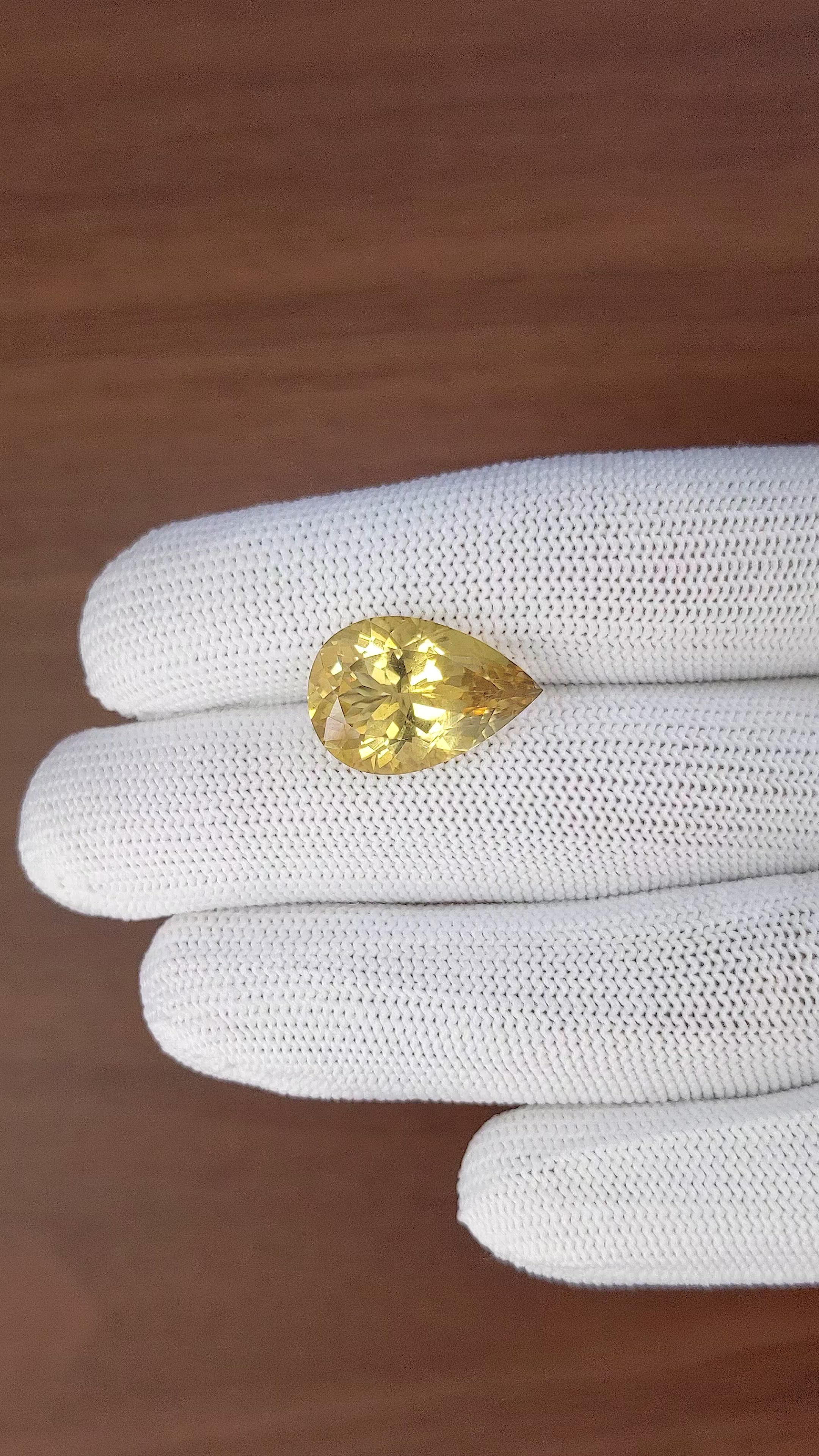 9.74 Ct. Yellow Citrine Size Video