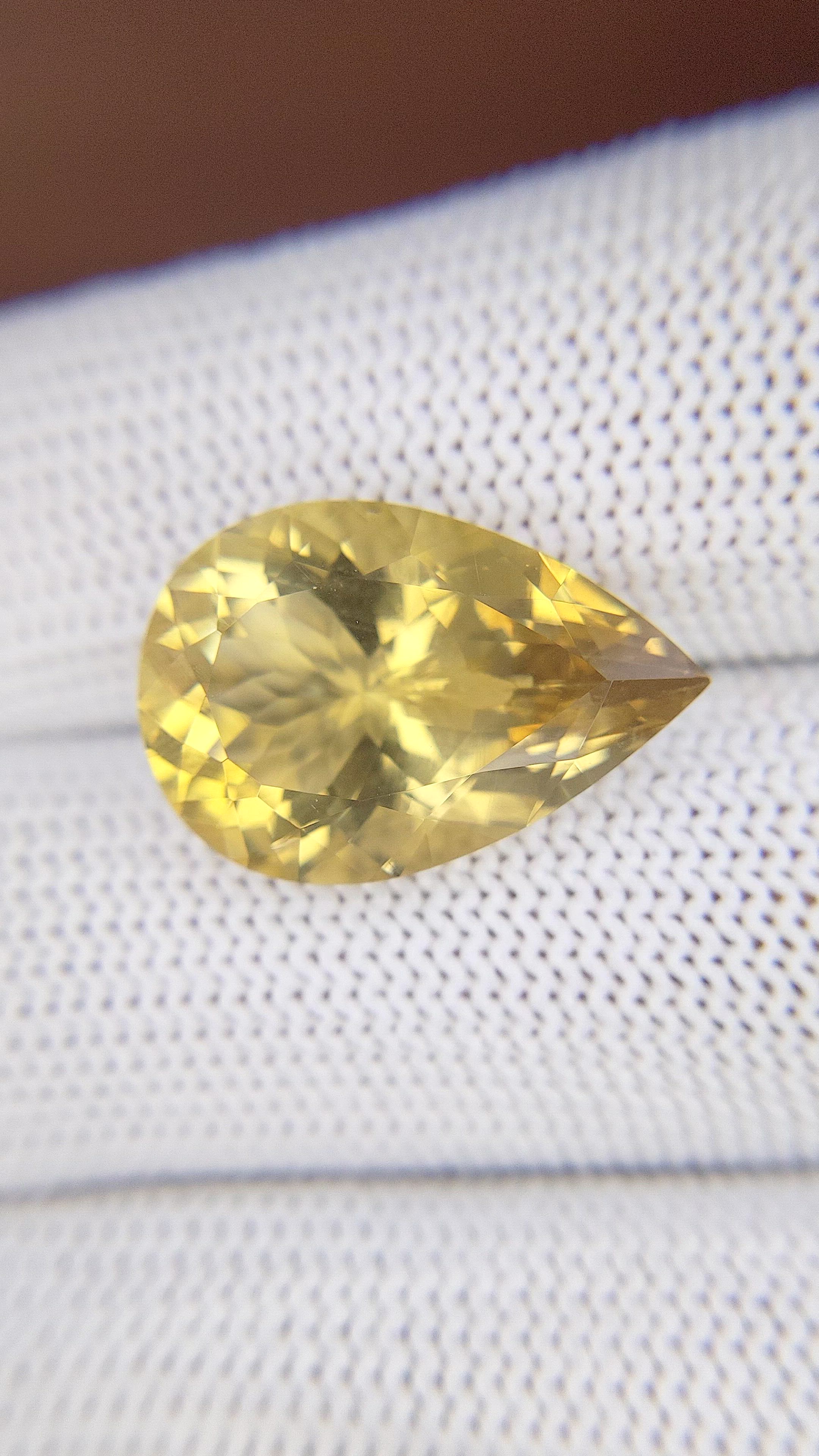 9.74 Ct. Yellow Citrine Size Video