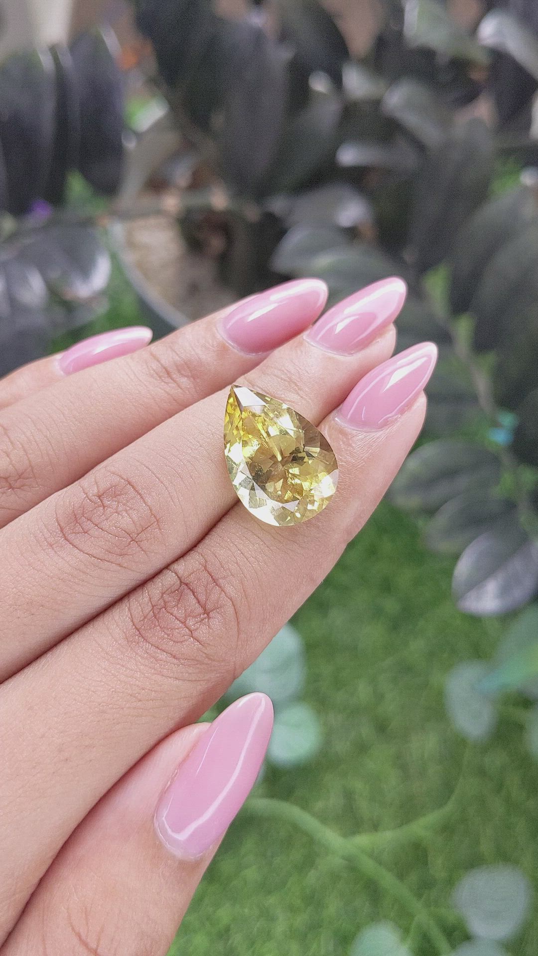 9.74 Ct. Yellow Citrine Size Video