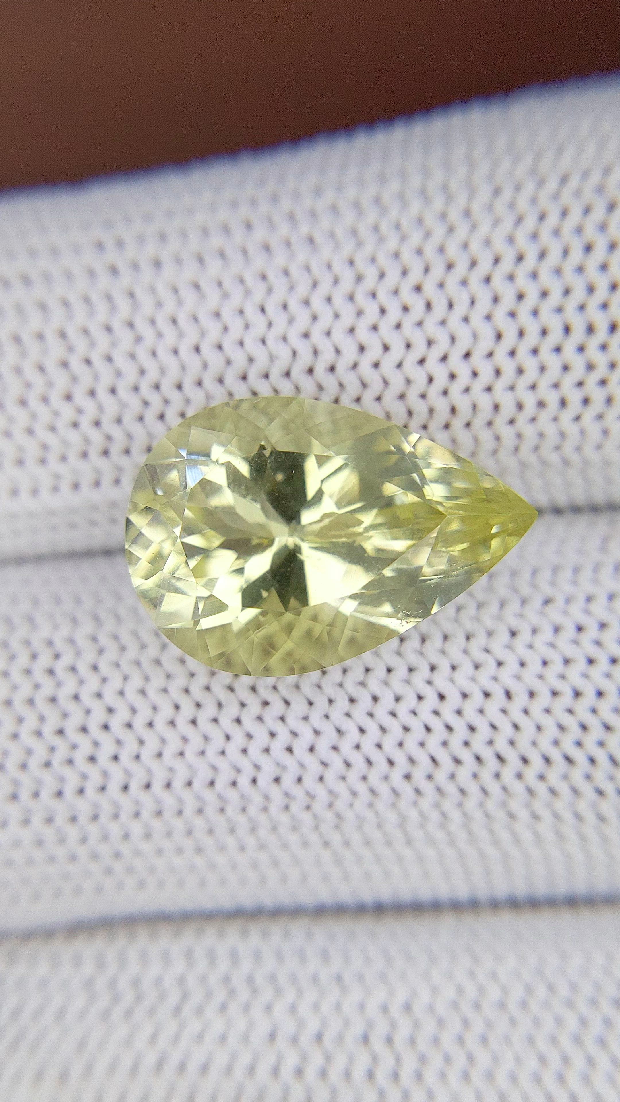 8.26 Ct. Yellow Citrine Size Video