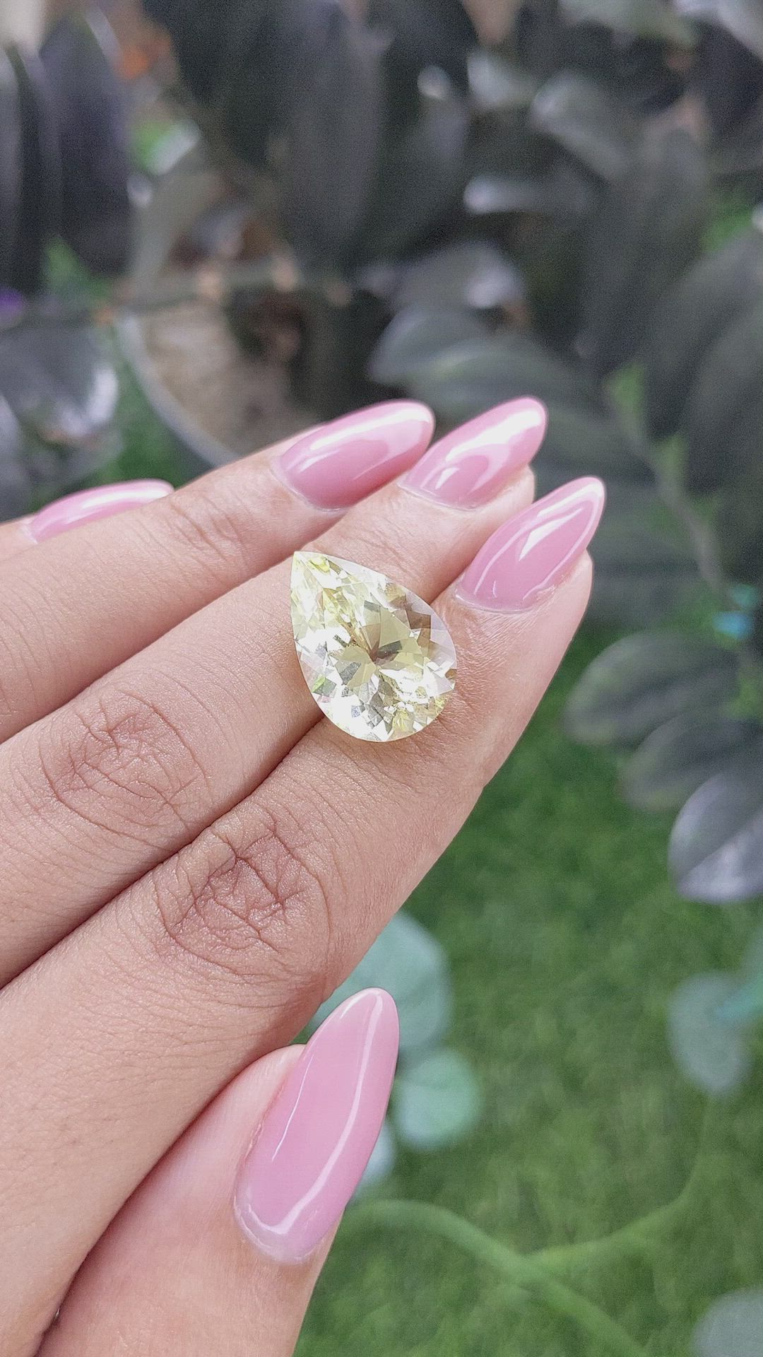 8.26 Ct. Yellow Citrine Size Video