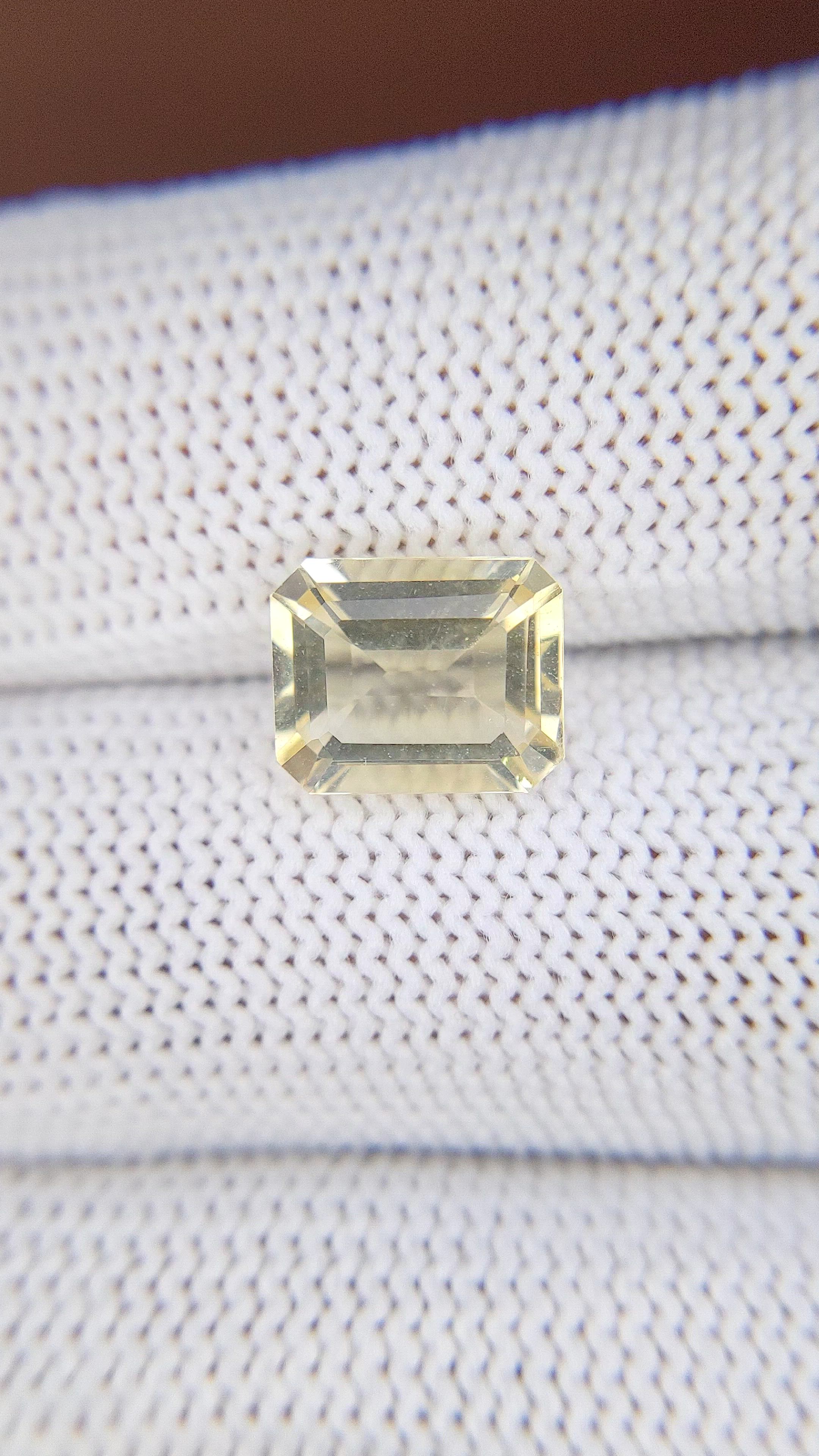 2.52 Ct. Yellow Citrine Size Video