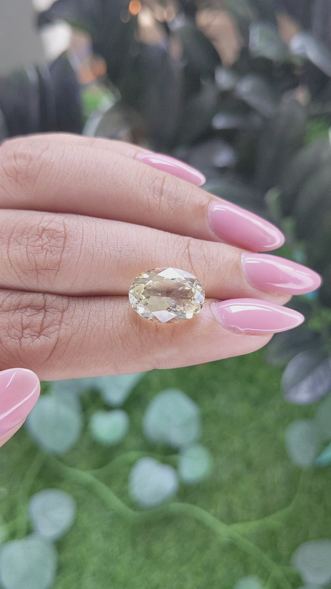5.40 Ct. Yellow Citrine Size Video