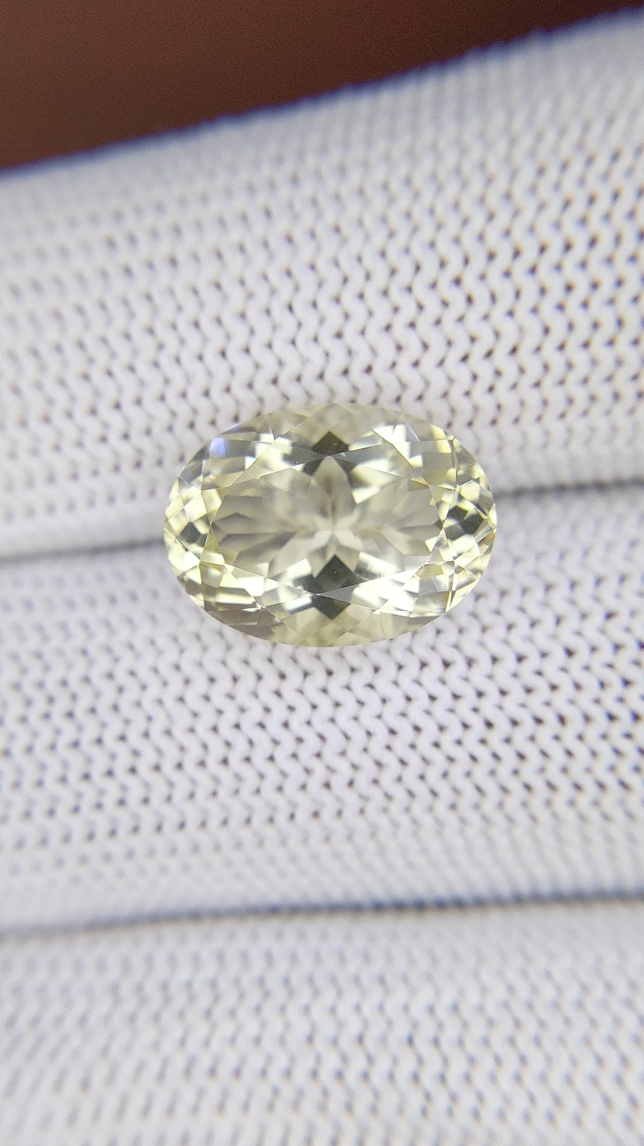 5.40 Ct. Yellow Citrine Size Video