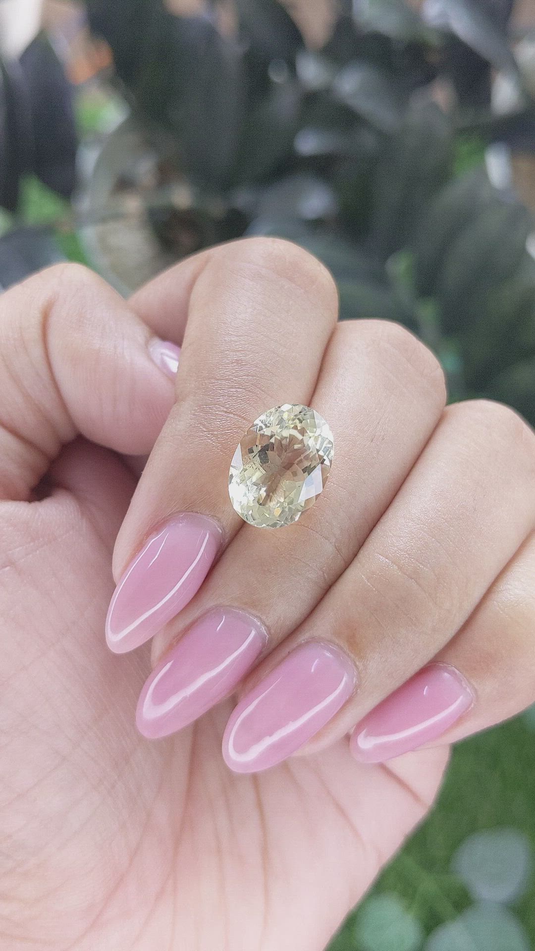 5.40 Ct. Yellow Citrine Size Video