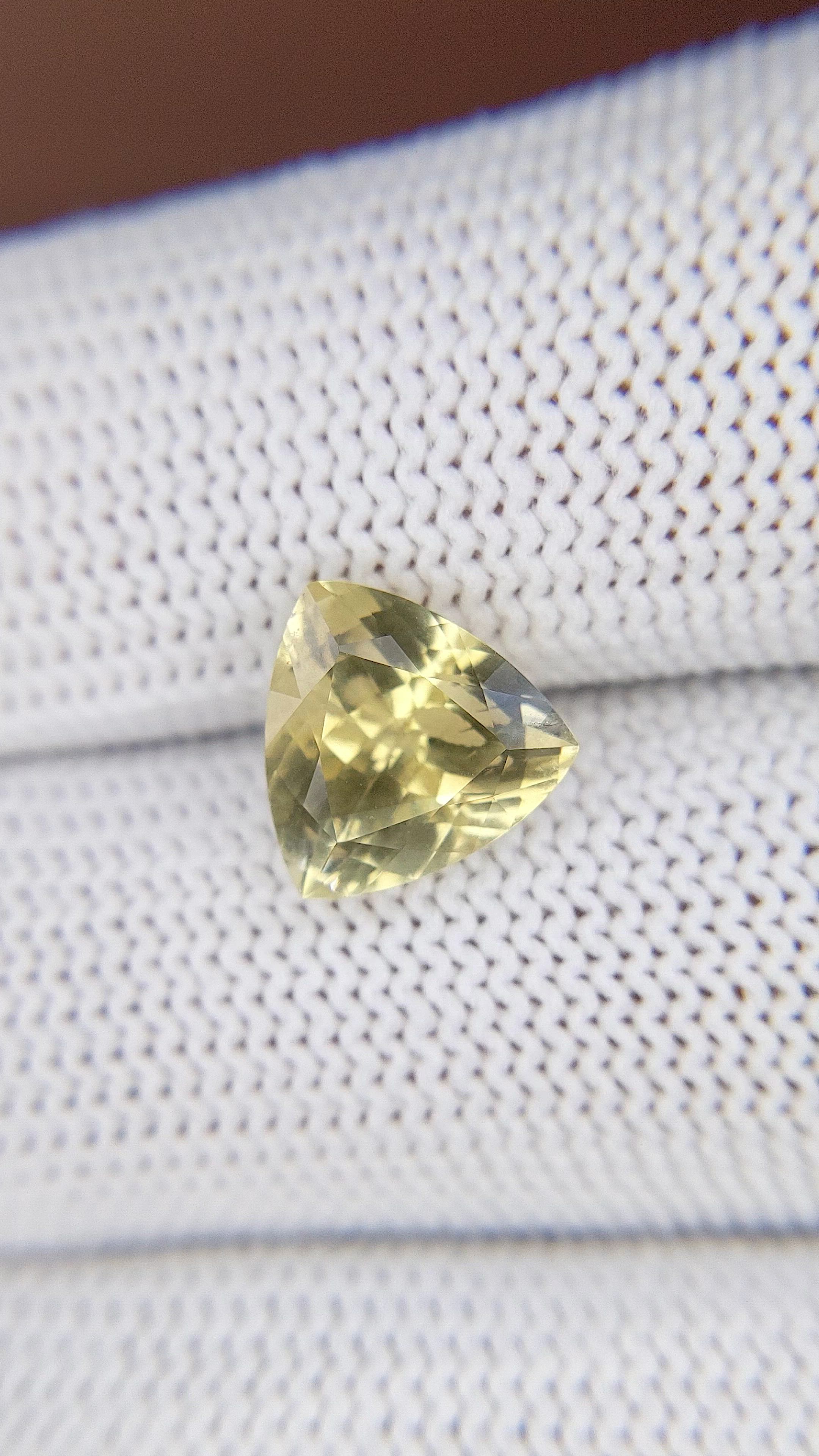 2.57 Ct. Yellow Citrine Size Video
