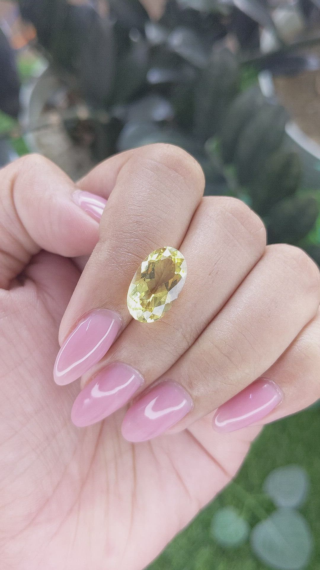 4.92 Ct. Yellow Citrine Size Video