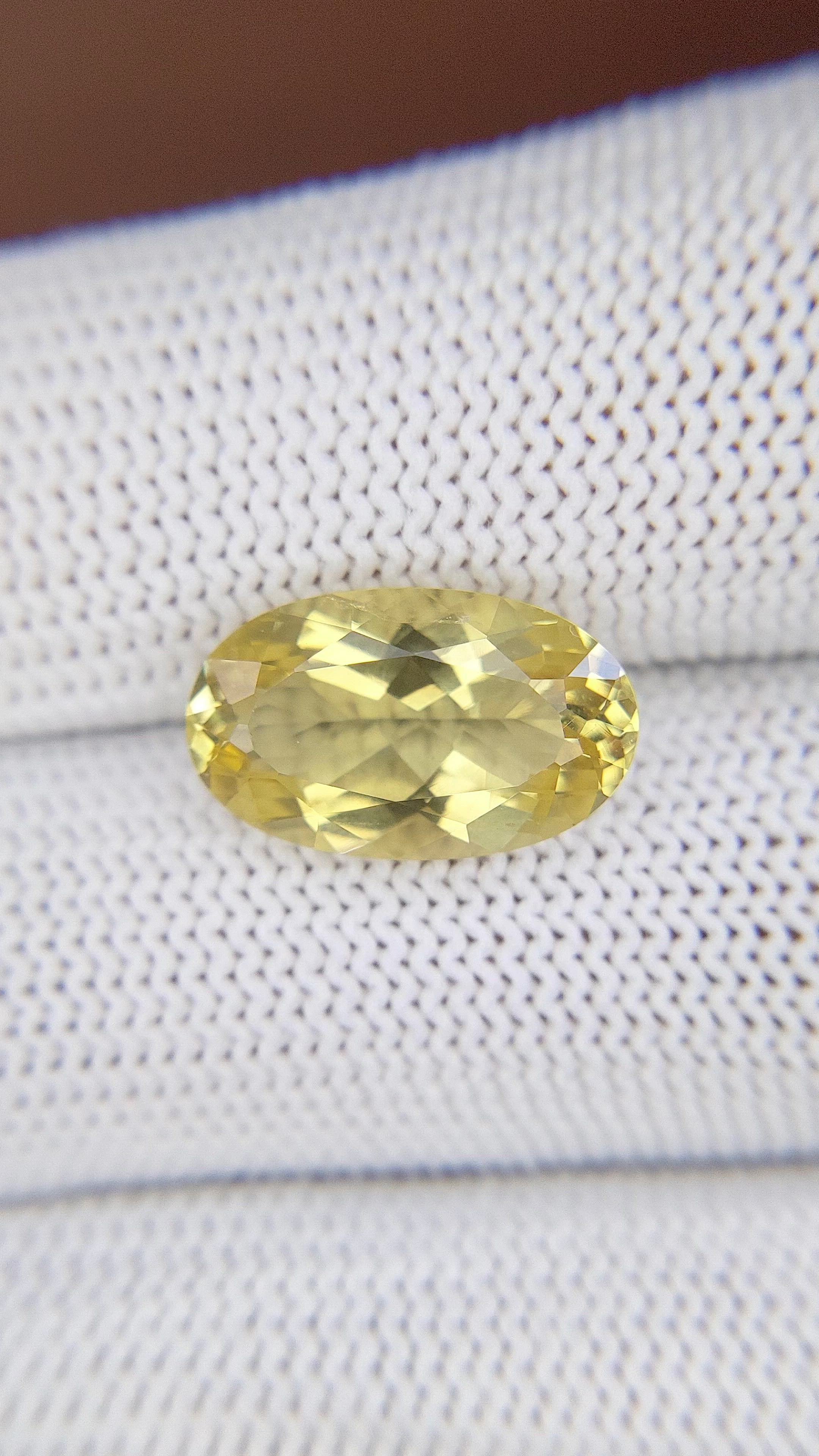 4.92 Ct. Yellow Citrine Size Video