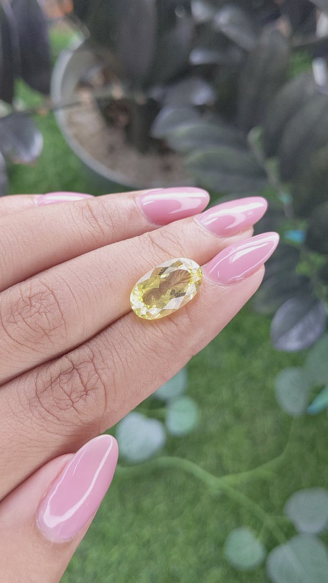 4.92 Ct. Yellow Citrine Size Video