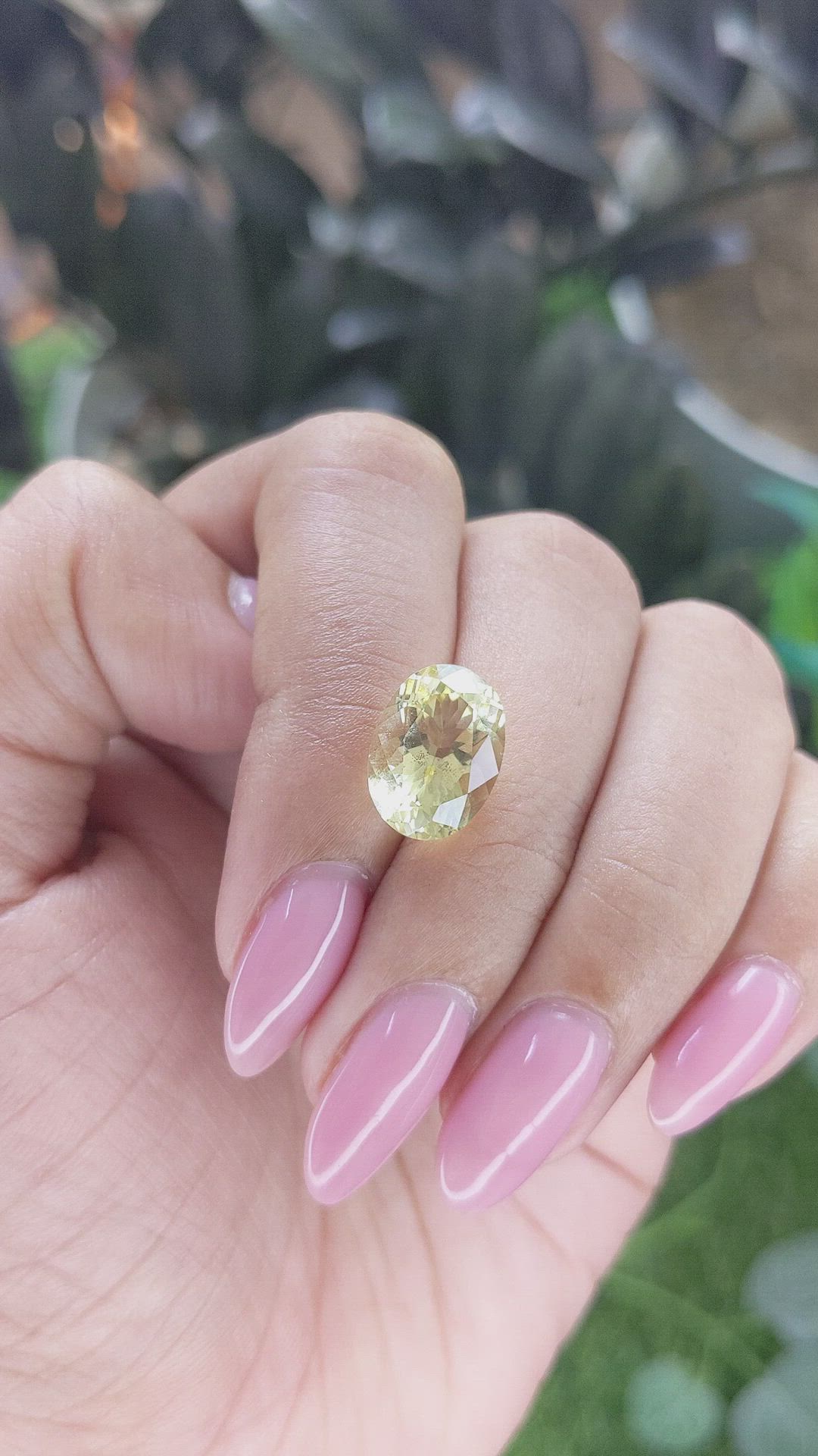 4.36 Ct. Yellow Citrine Size Video