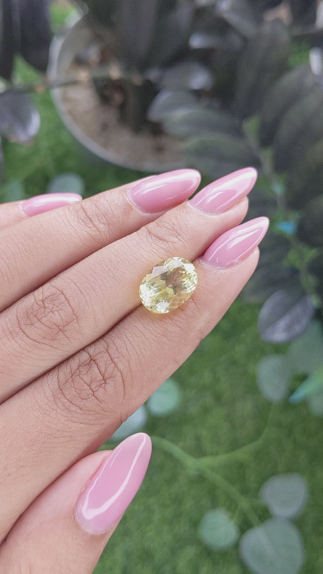 4.36 Ct. Yellow Citrine Size Video