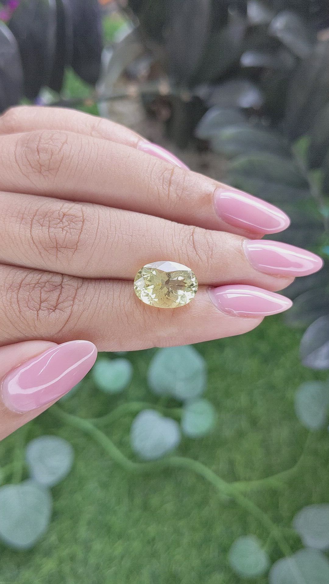 4.36 Ct. Yellow Citrine Size Video