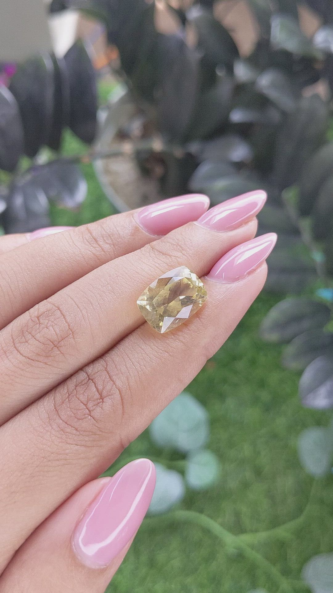 5.12 Ct. Yellow Citrine Size Video