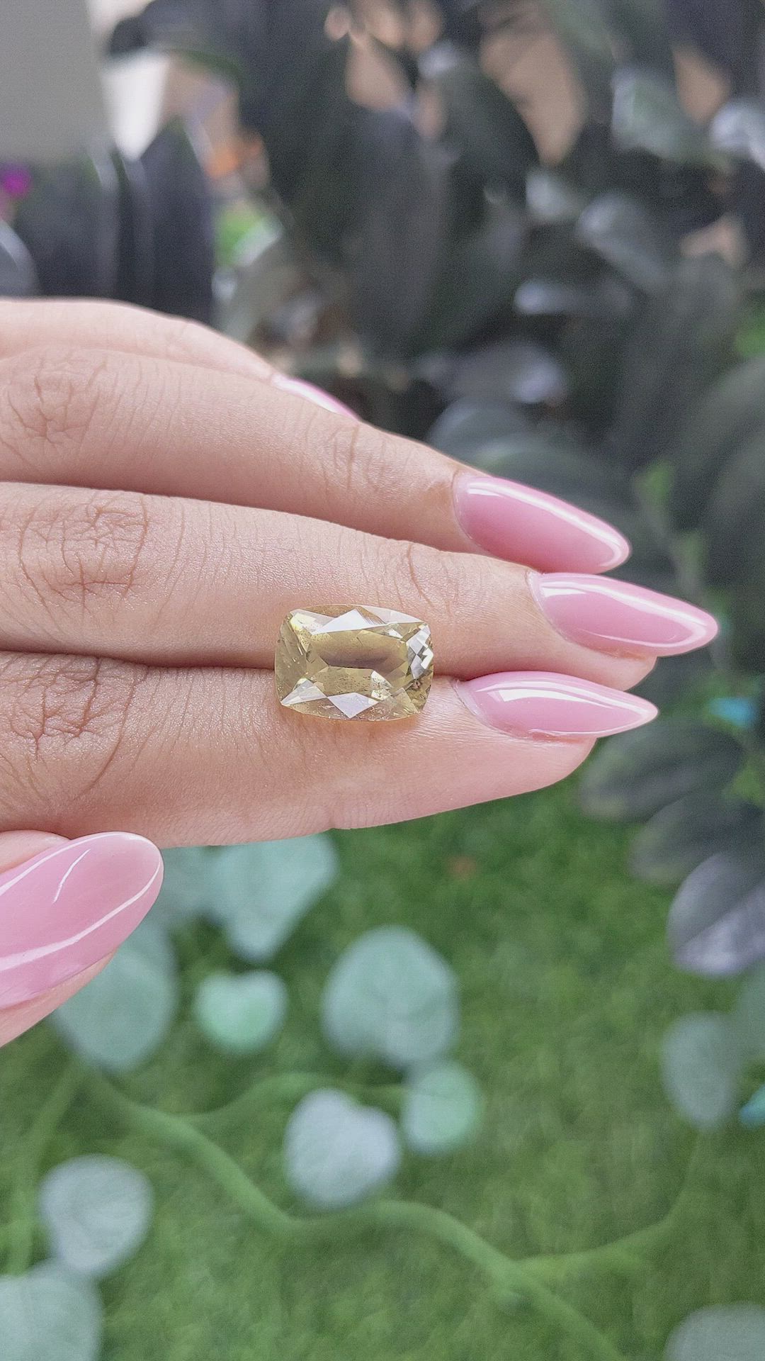 5.12 Ct. Yellow Citrine Size Video