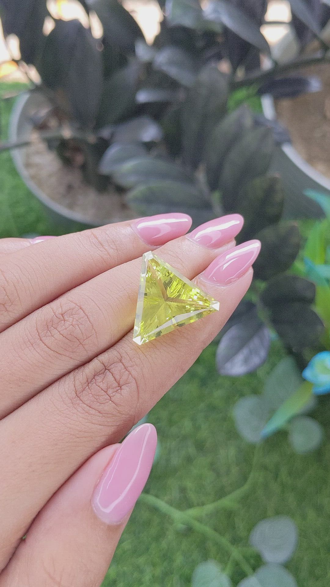 12.47 Ct. Lemon Quartz Size Video