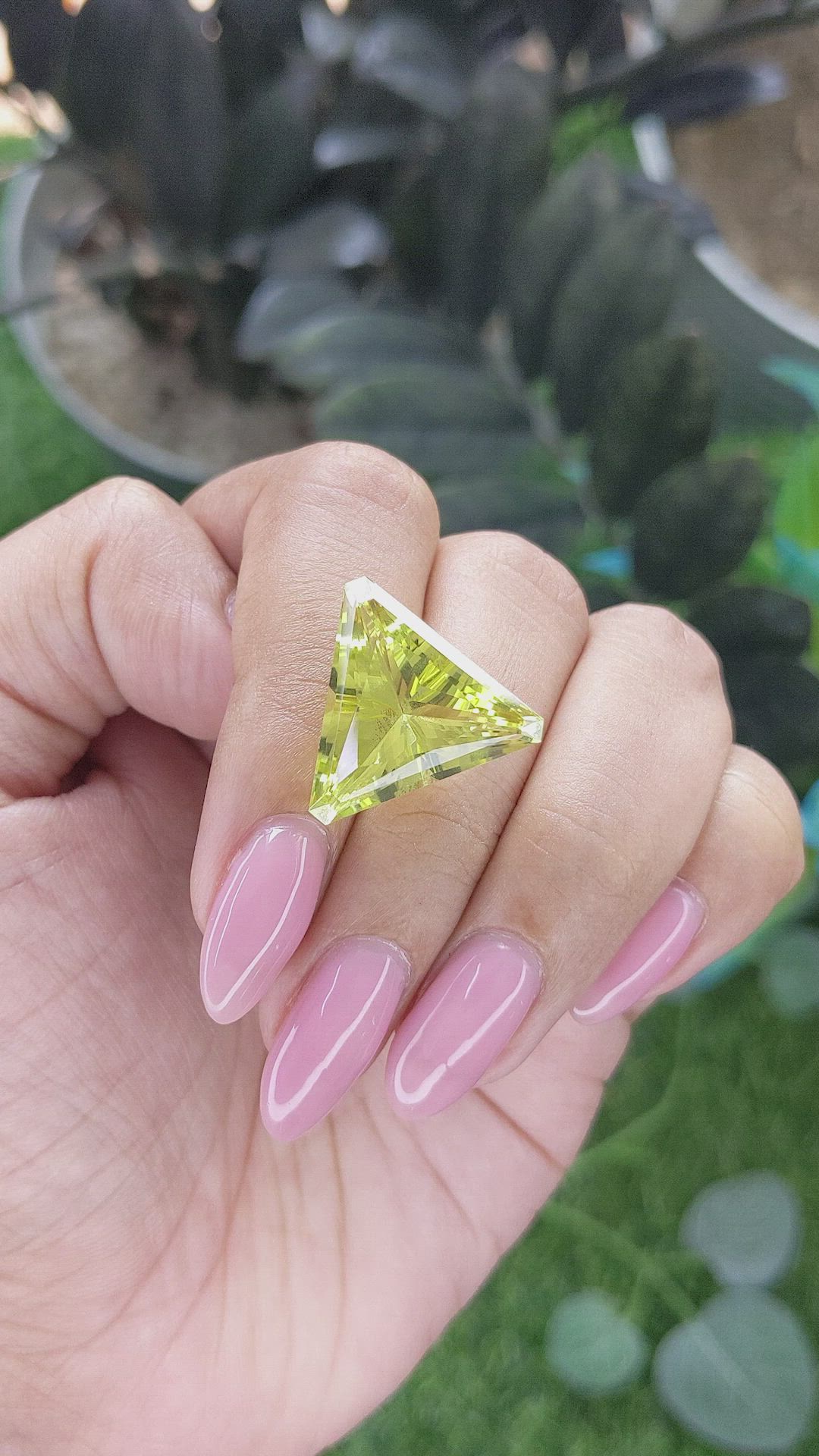 12.47 Ct. Lemon Quartz Size Video