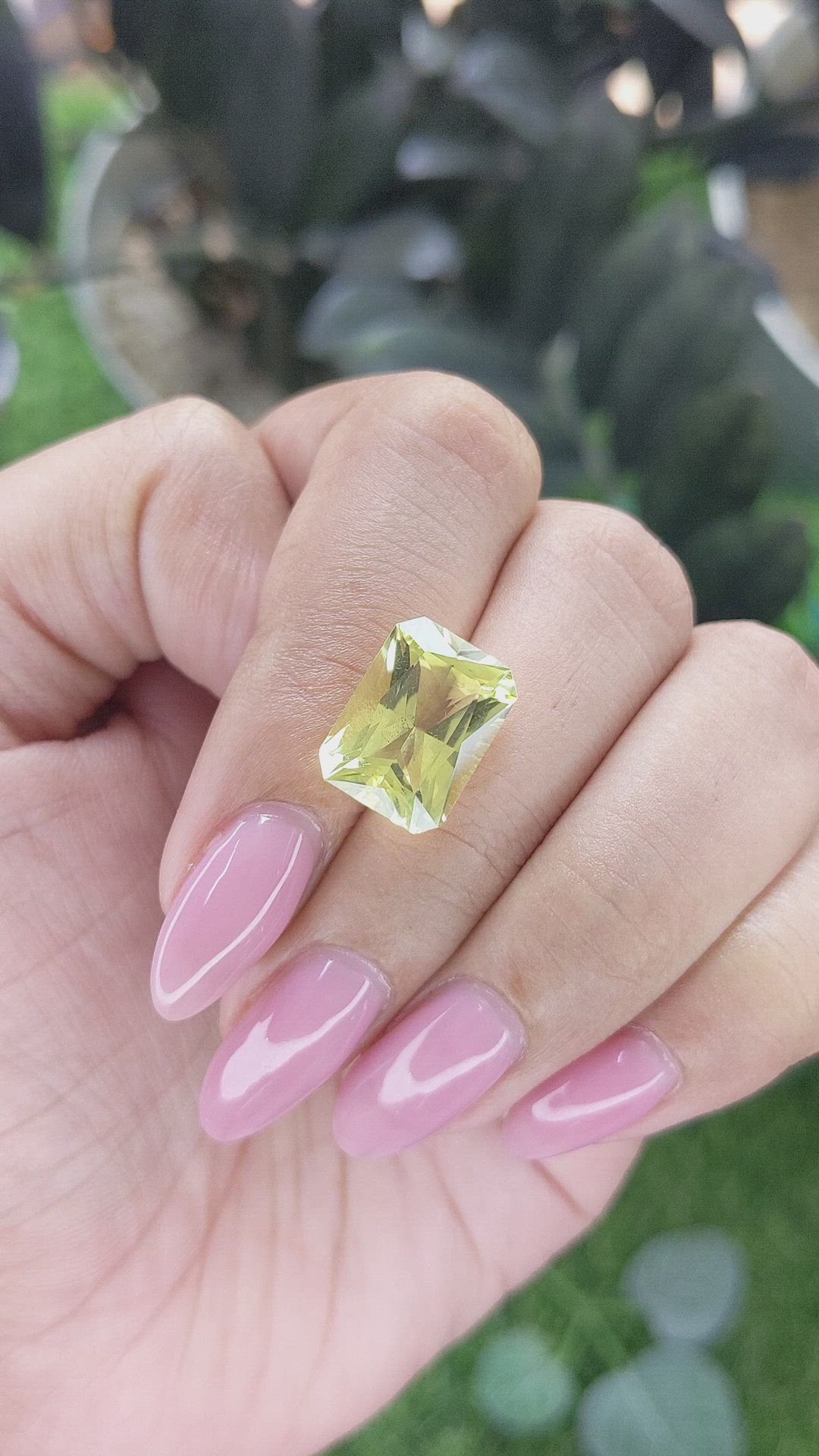 6.19 Ct. Lemon Quartz Size Video