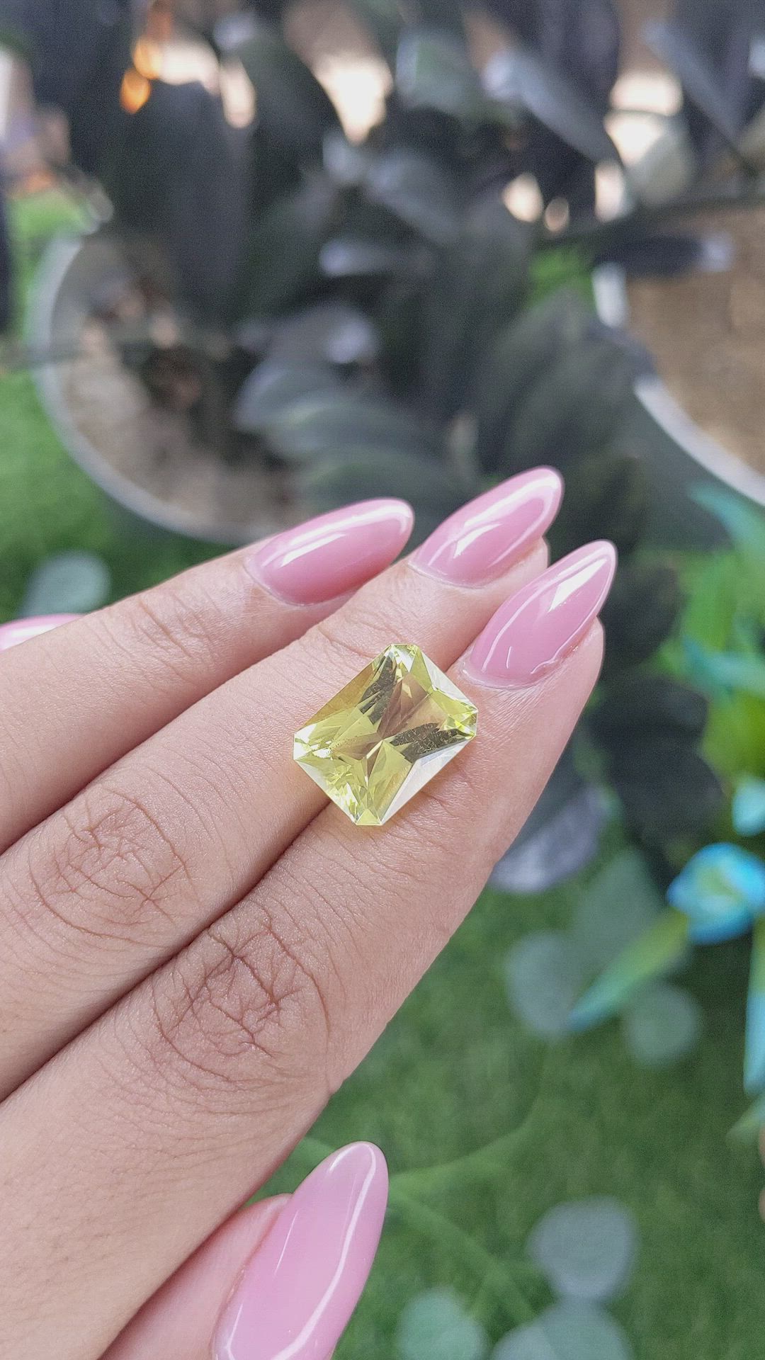 6.19 Ct. Lemon Quartz Size Video