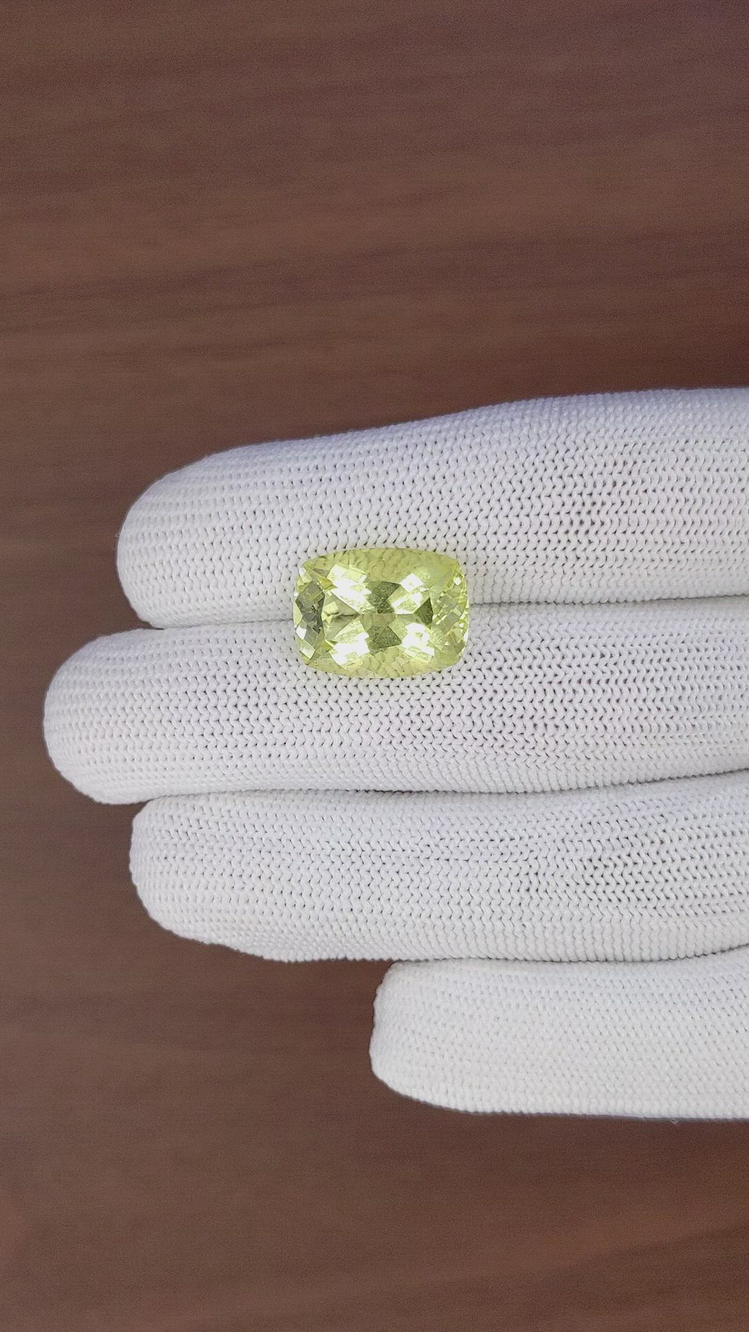 10.05 Ct. Lemon Quartz Size Video