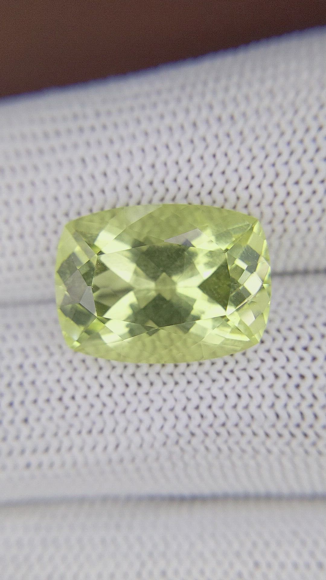10.05 Ct. Lemon Quartz Size Video