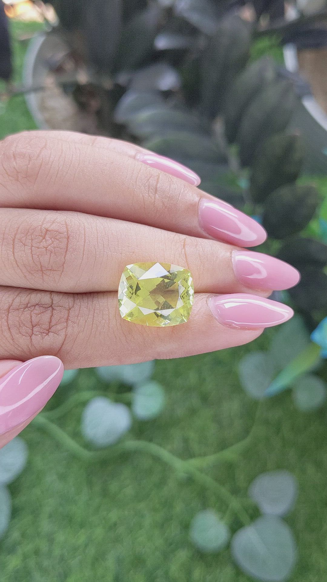8.03 Ct. Lemon Quartz Size Video