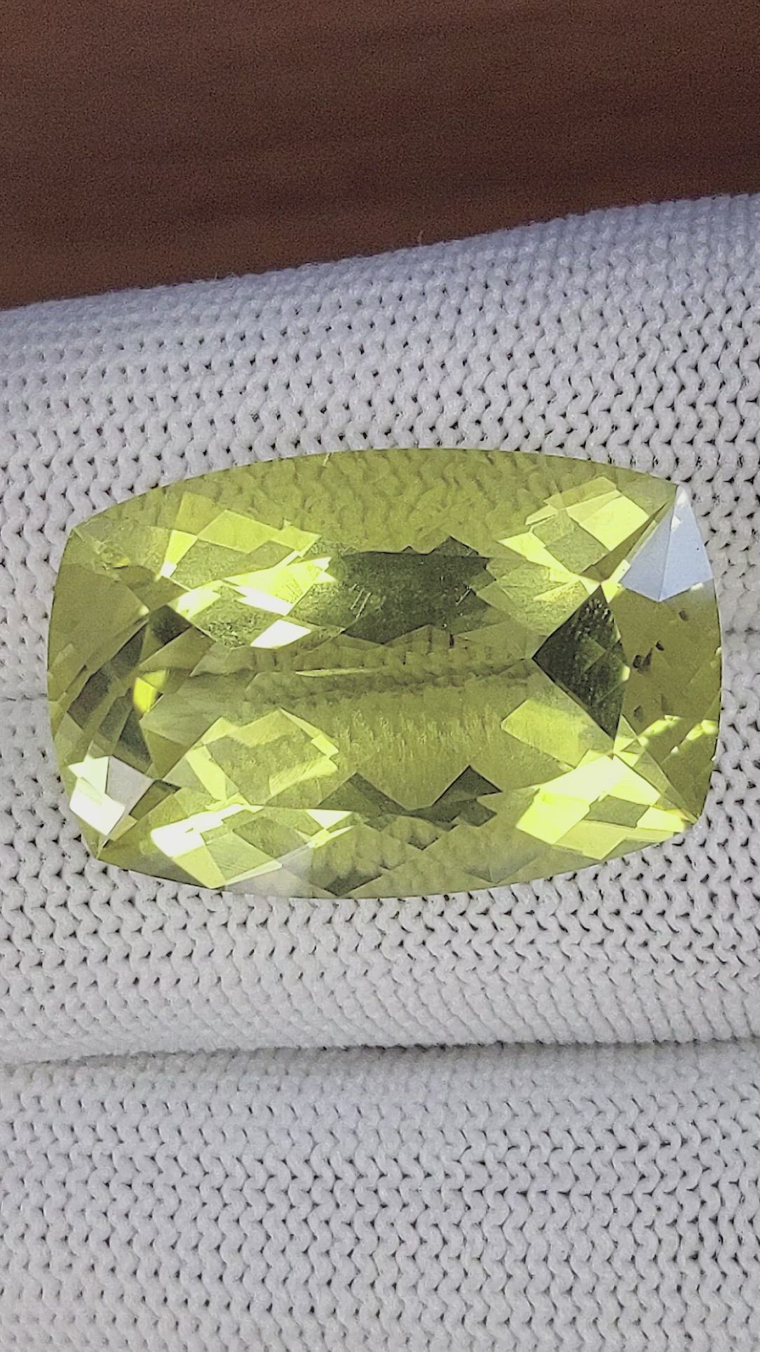 41.18 Ct. Lemon Quartz Size Video
