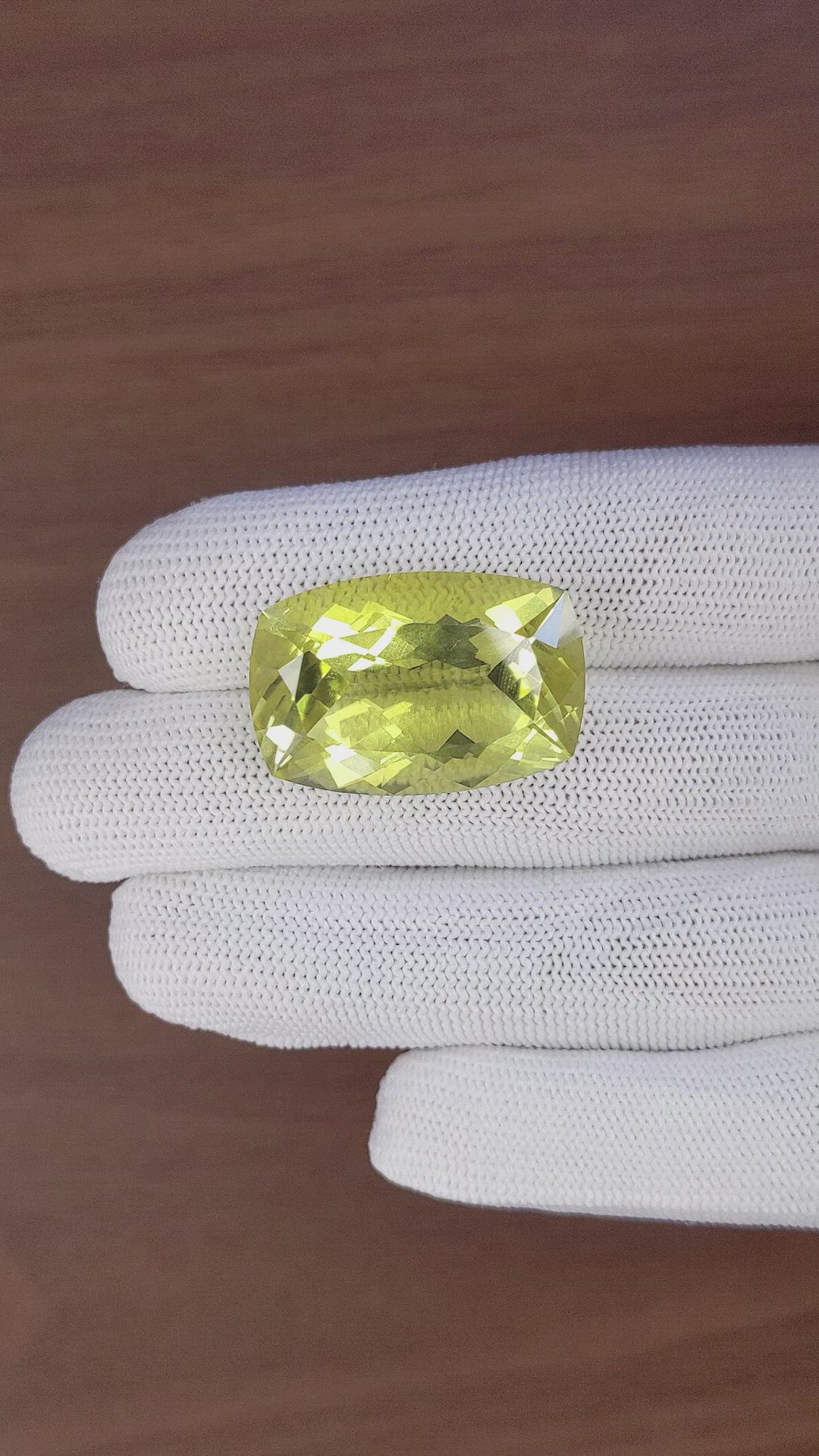 41.18 Ct. Lemon Quartz Size Video