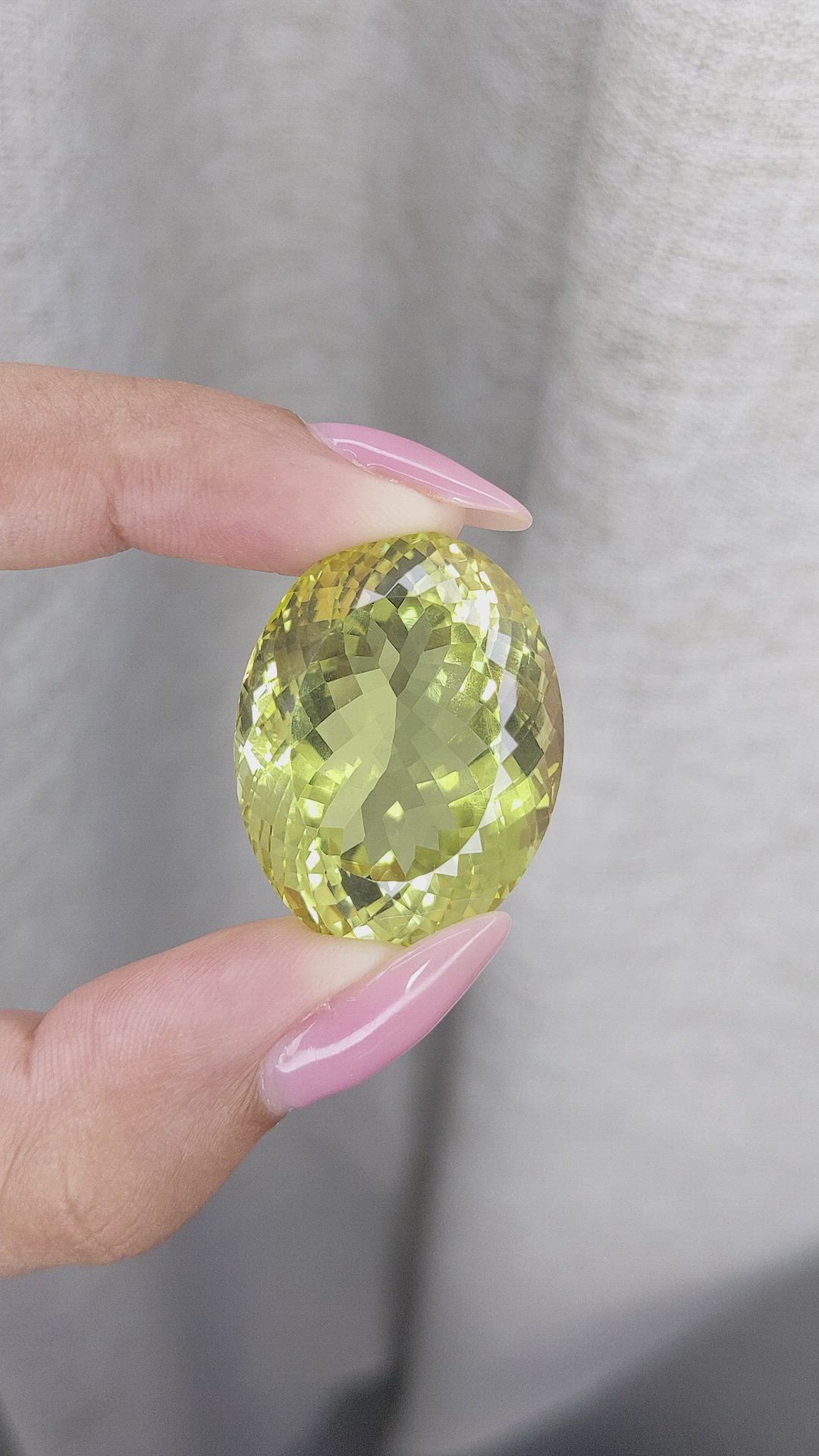 71.67 Ct. Lemon Quartz Size Video