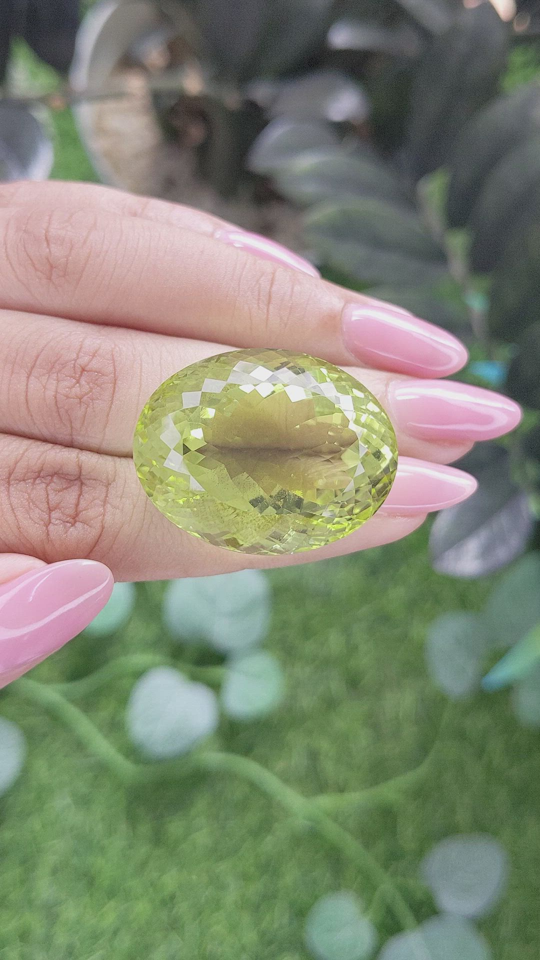 71.67 Ct. Lemon Quartz Size Video