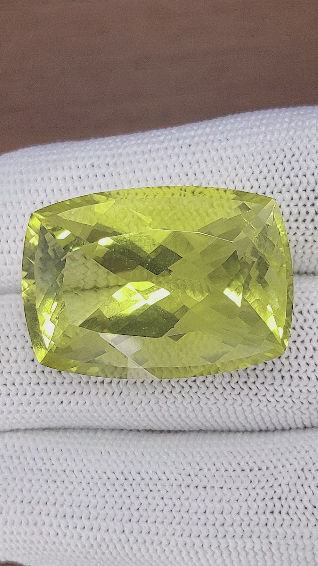 55.90 Ct. Lemon Quartz from Madagascar Size Video