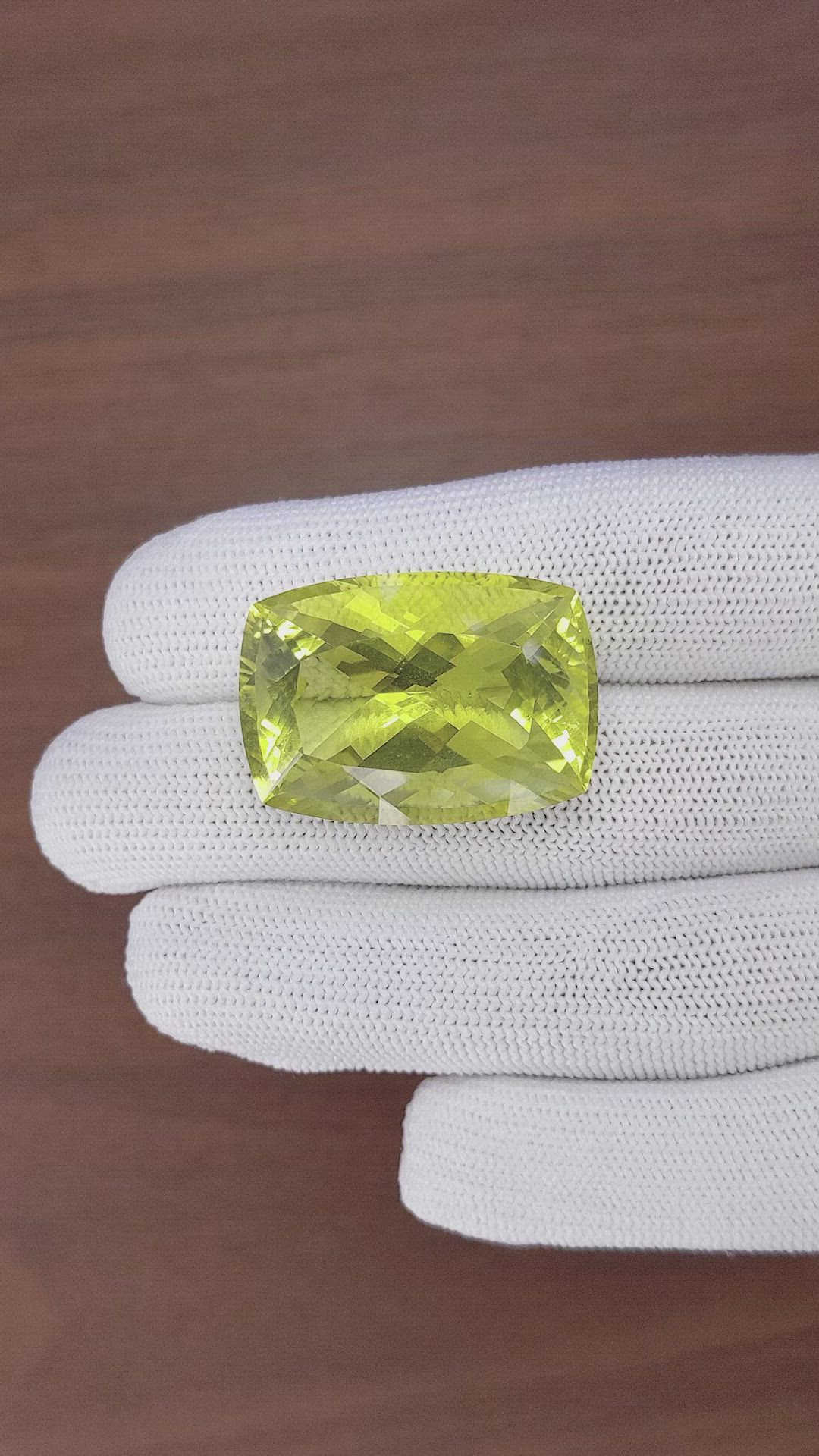 55.90 Ct. Lemon Quartz from Madagascar Size Video