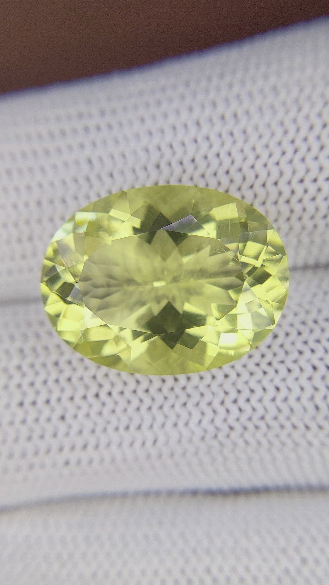 12.14 Ct. Lemon Quartz Size Video