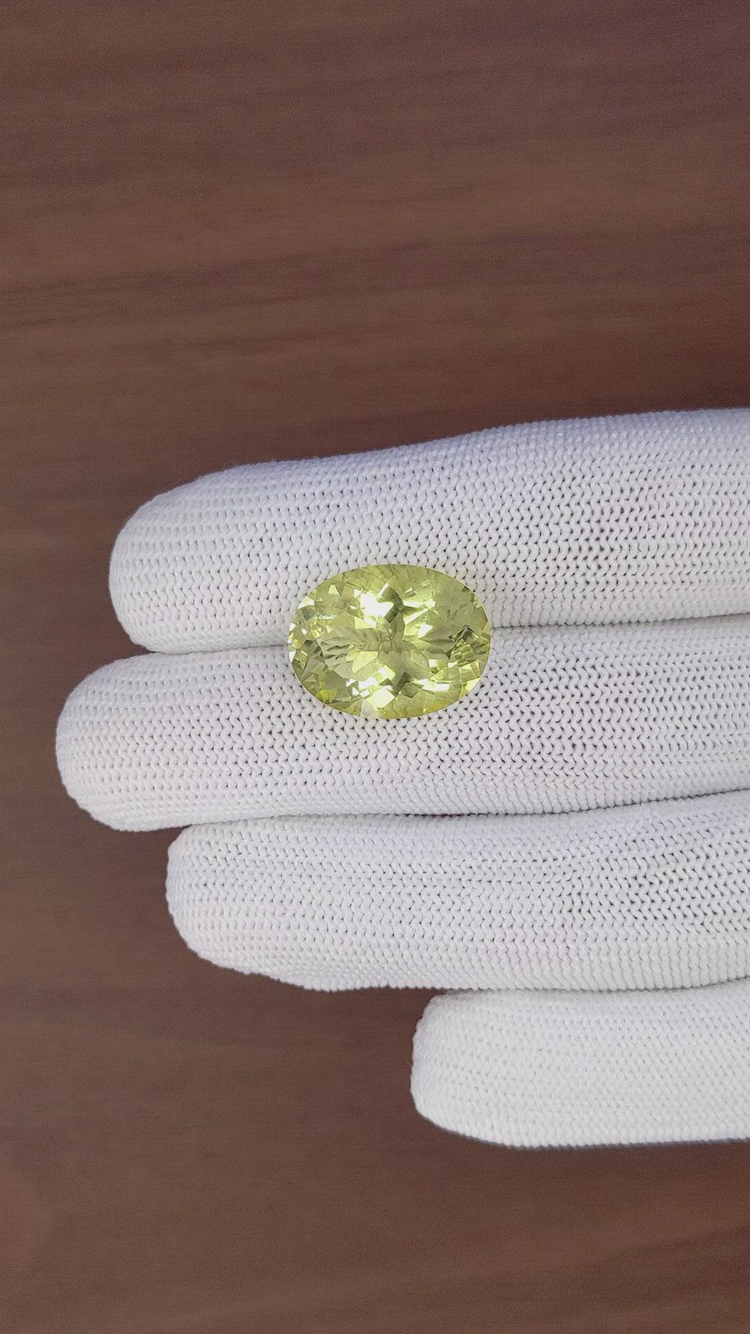 12.14 Ct. Lemon Quartz Size Video