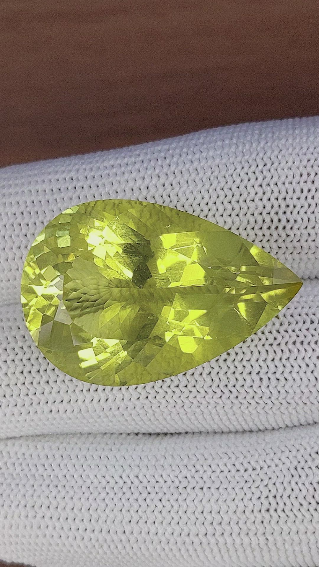46.42 Ct. Lemon Quartz Size Video