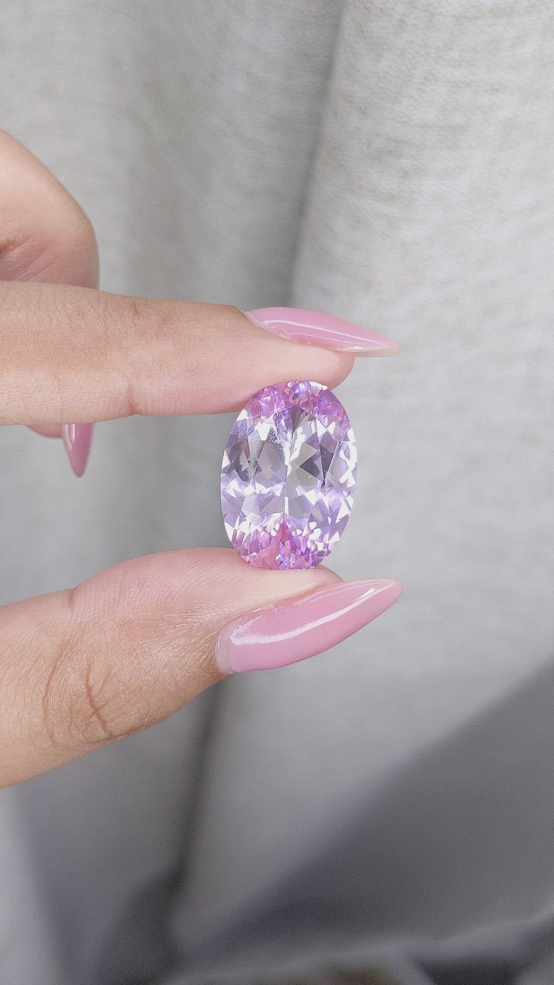 16.84 Ct. Purple Kunzite from Afghanistan Size Video