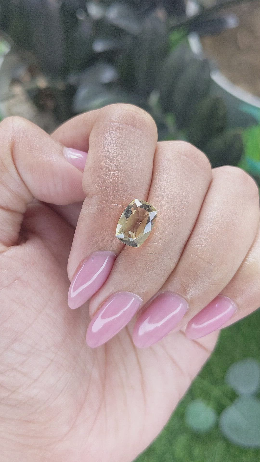 2.20 Ct. Yellowish Brown Citrine Size Video
