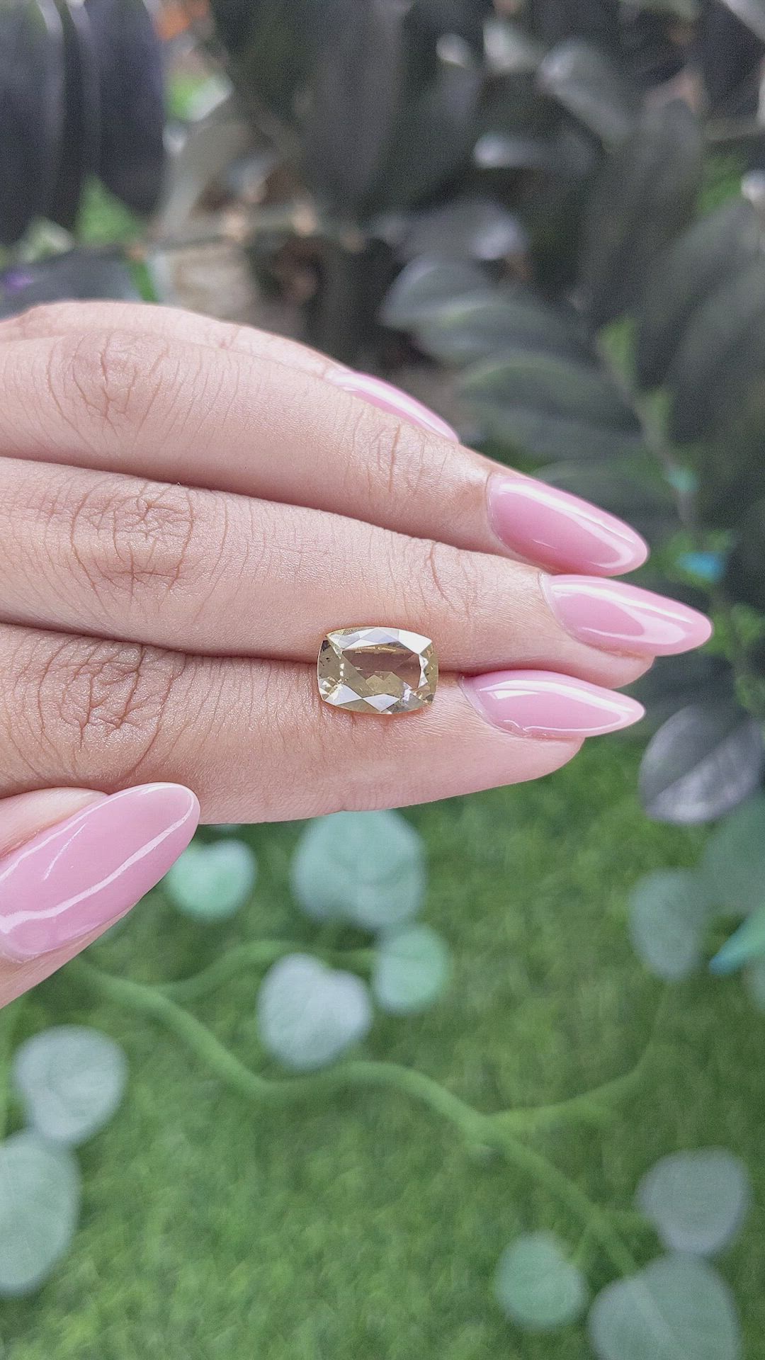 2.20 Ct. Yellowish Brown Citrine Size Video