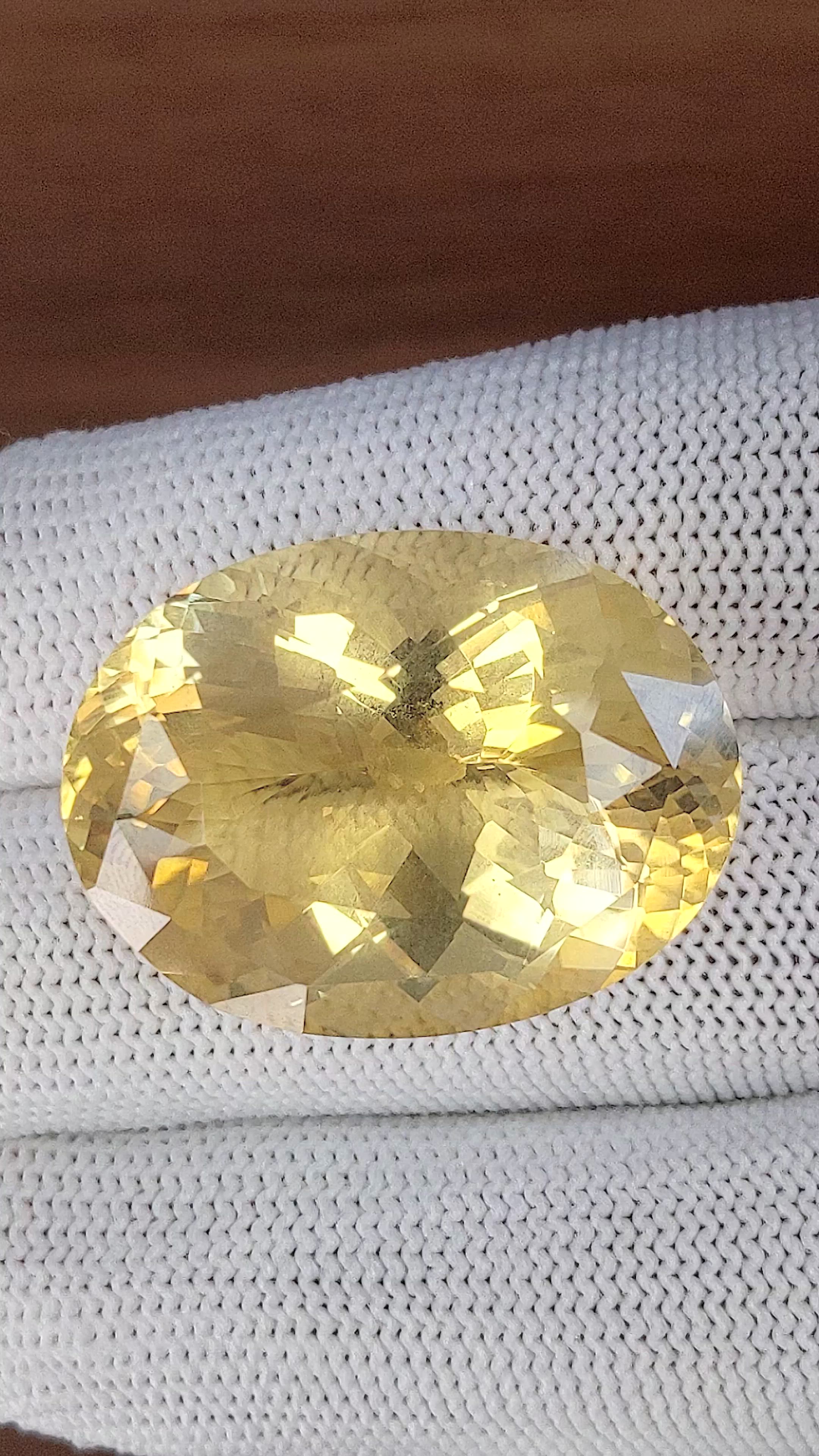 51.35 Ct. Brown Citrine Size Video