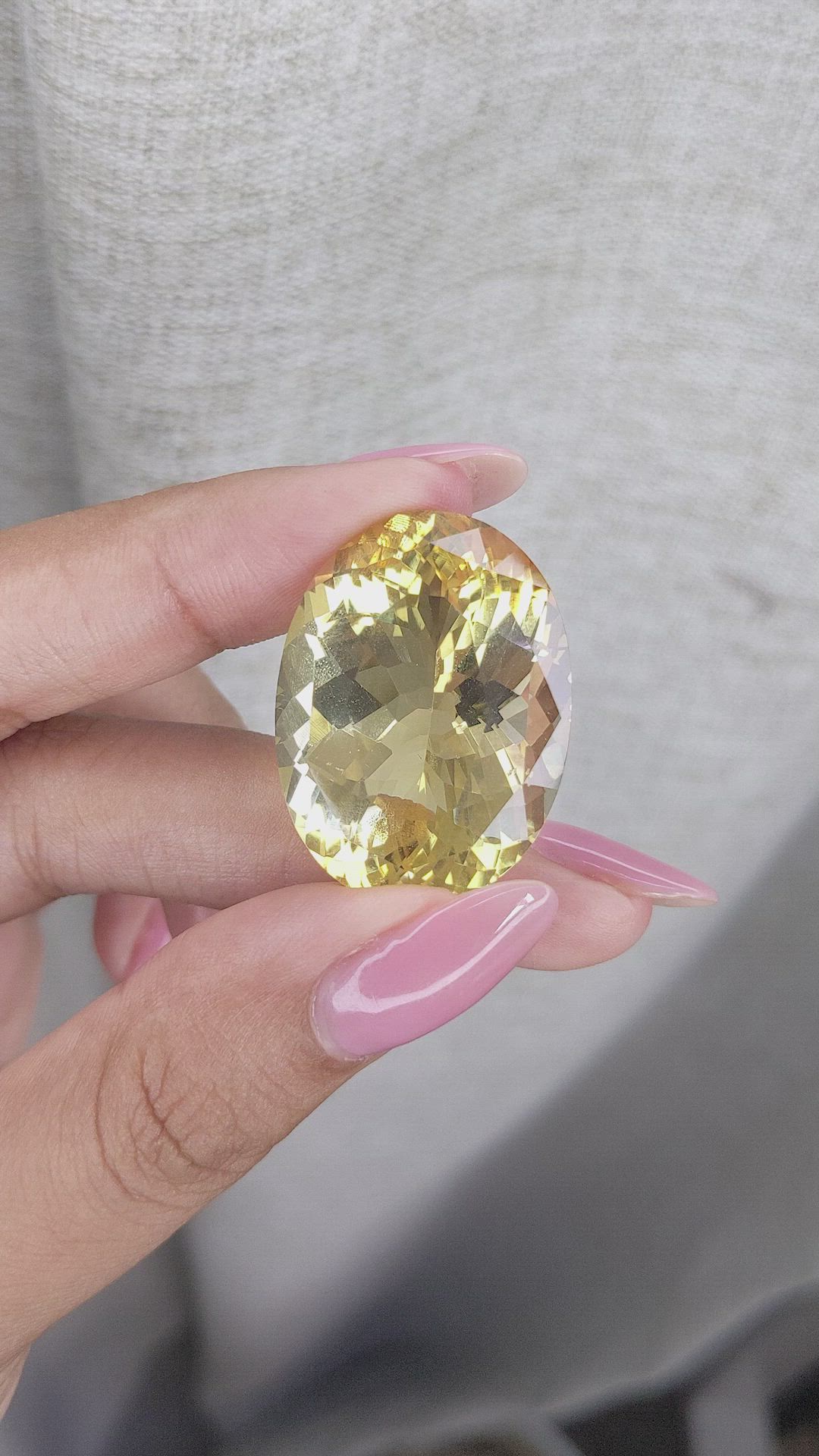 51.35 Ct. Brown Citrine Size Video