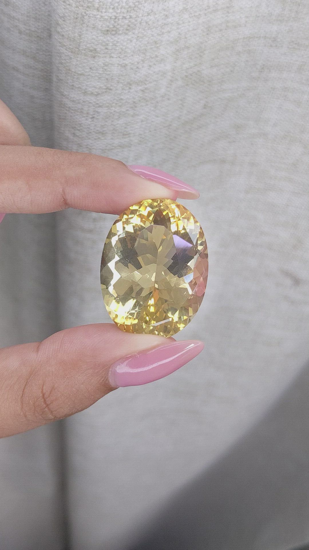 51.35 Ct. Brown Citrine Size Video